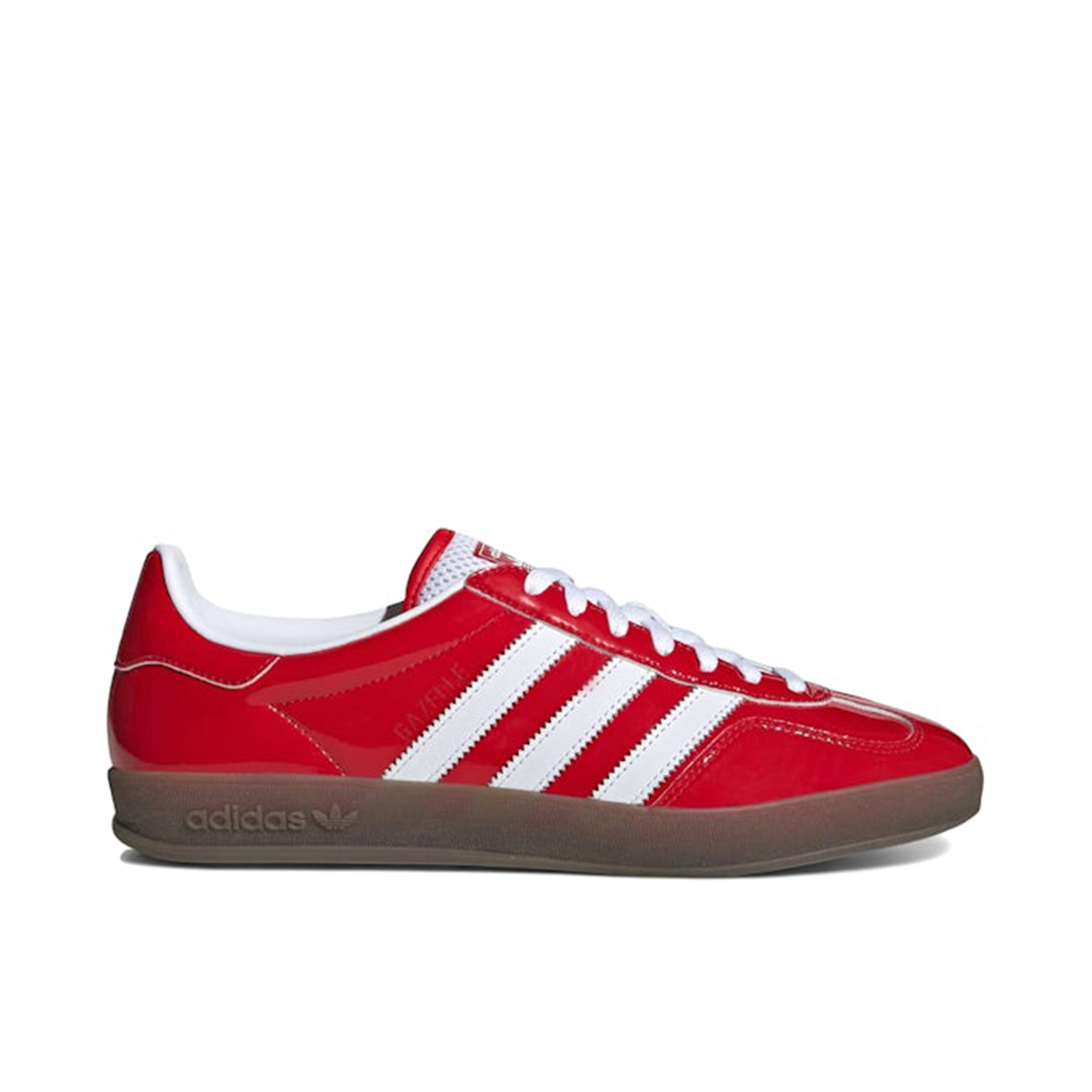 Adidas Gazelle Indoor Better Scarlet Patent Leather | JQ8123 | Laced