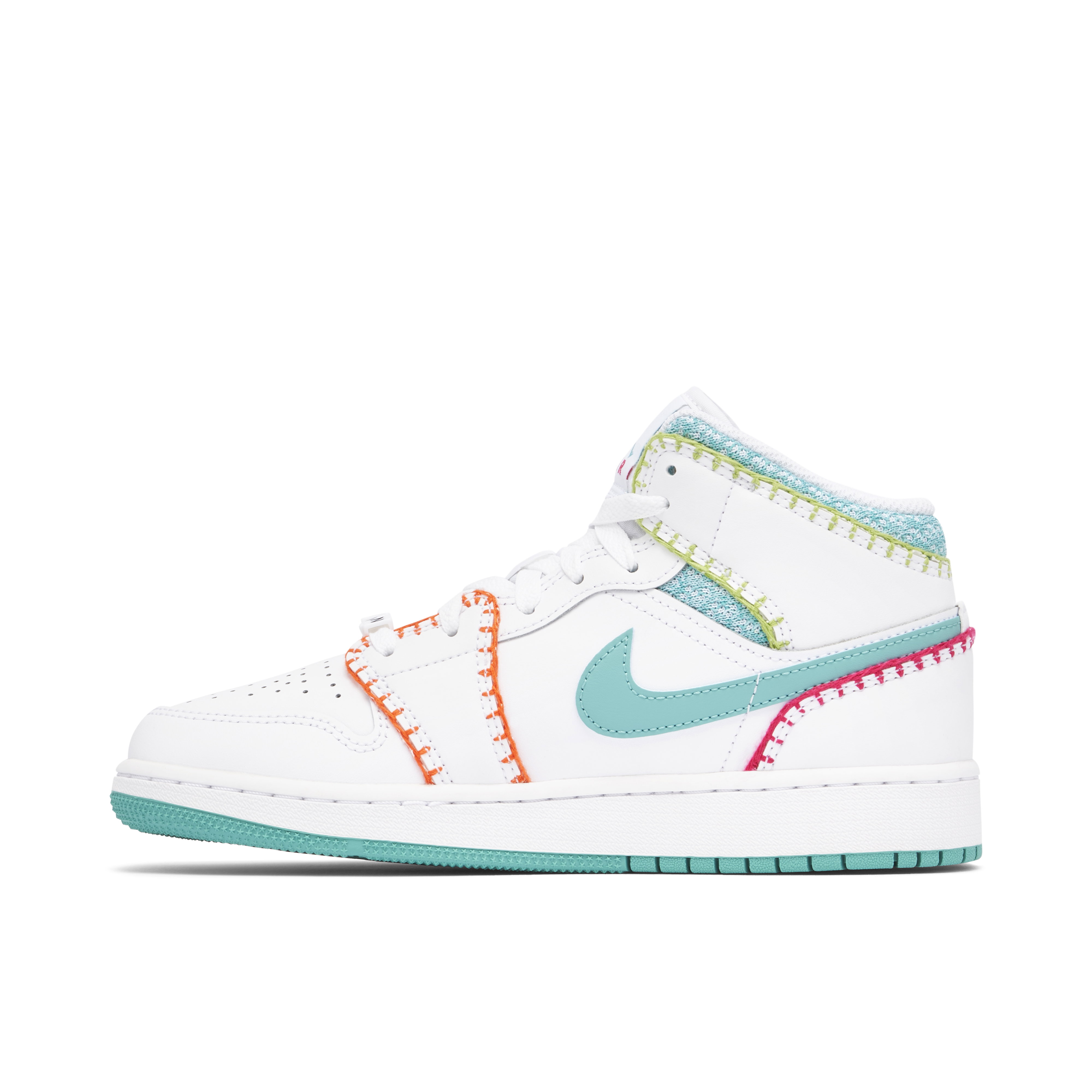 Air Jordan 1 Mid Multi Knit GS | DM6218-100 | Laced