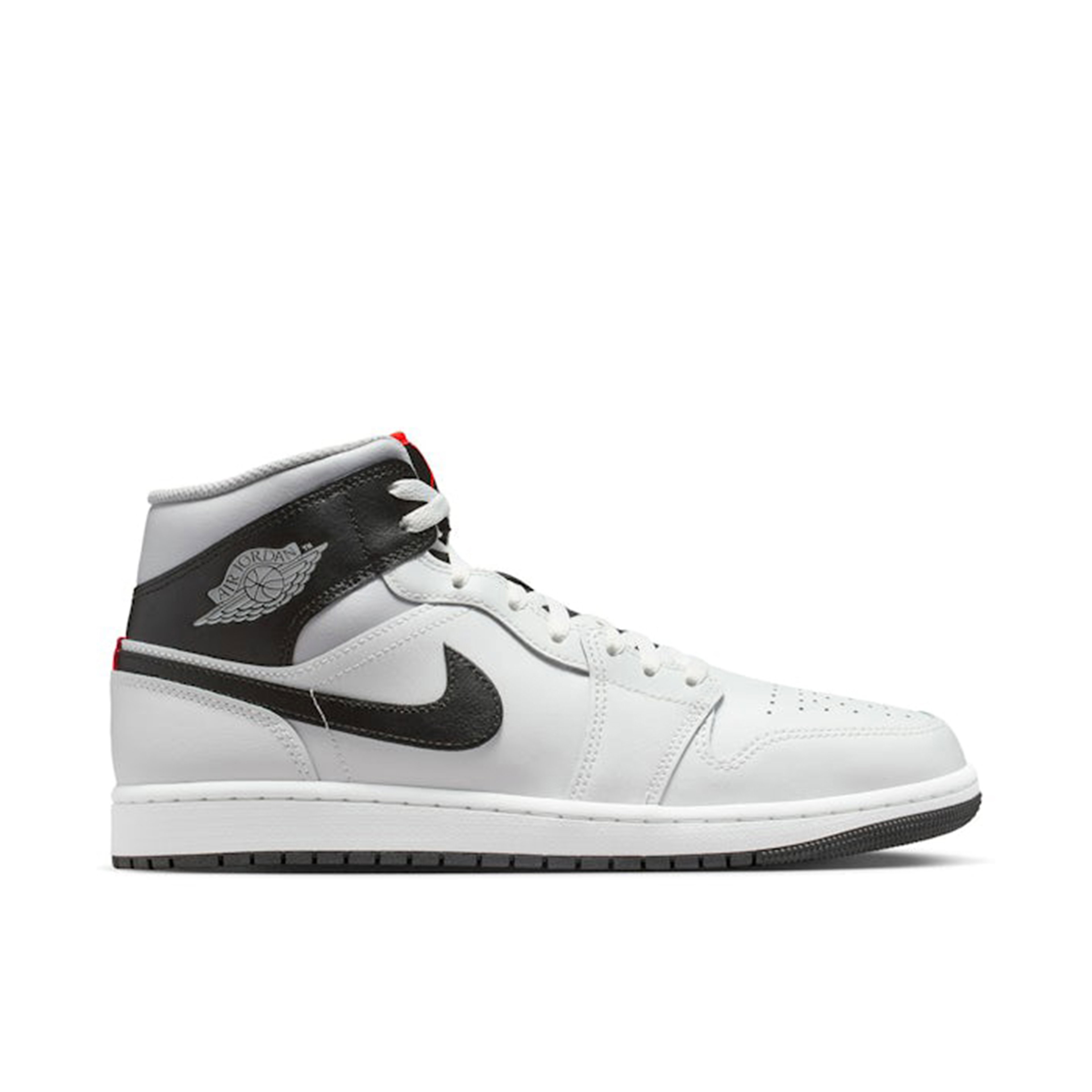 Air Jordan 1 Mid White Neutral Grey Infrared