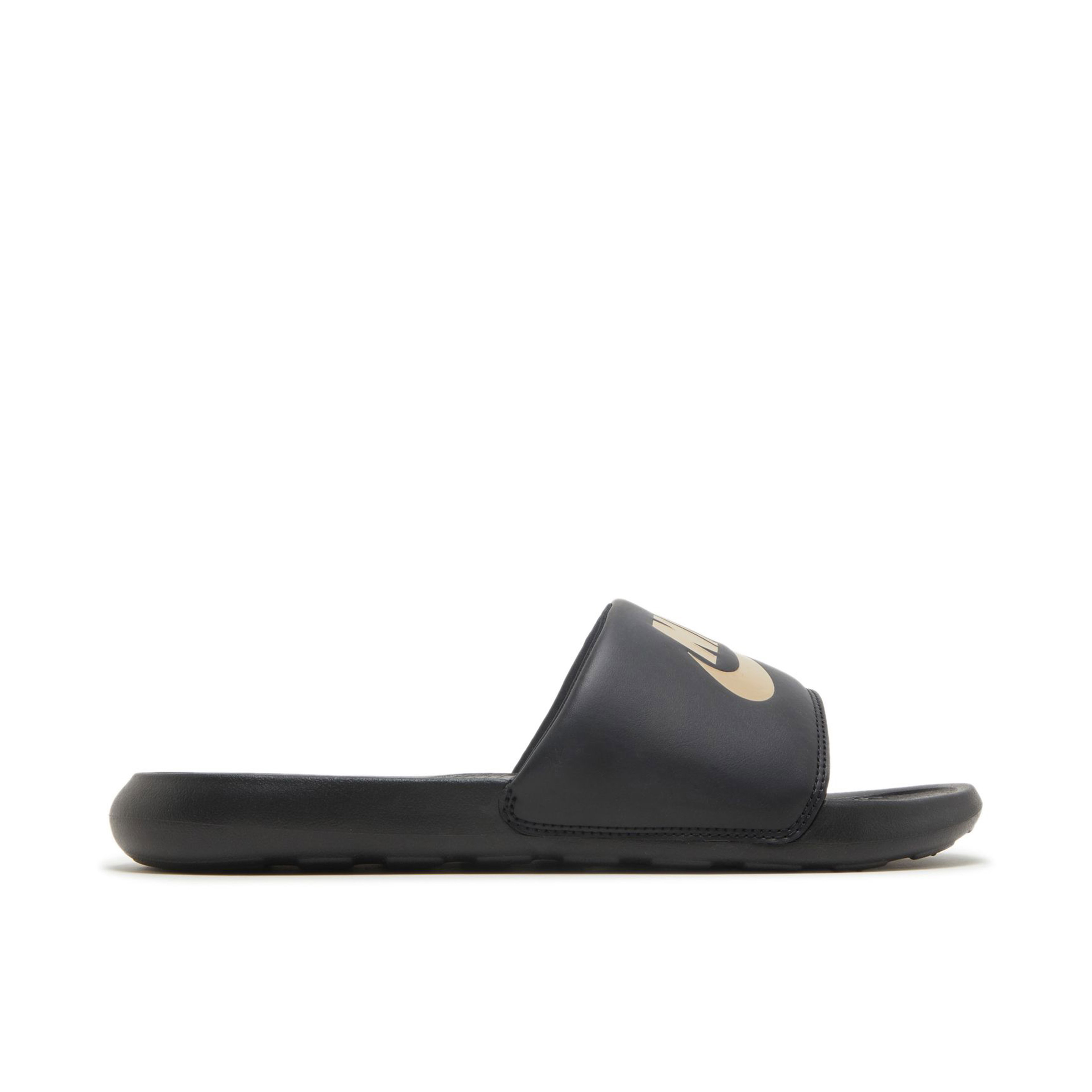 Nike Victori One Slide Black Metallic Gold