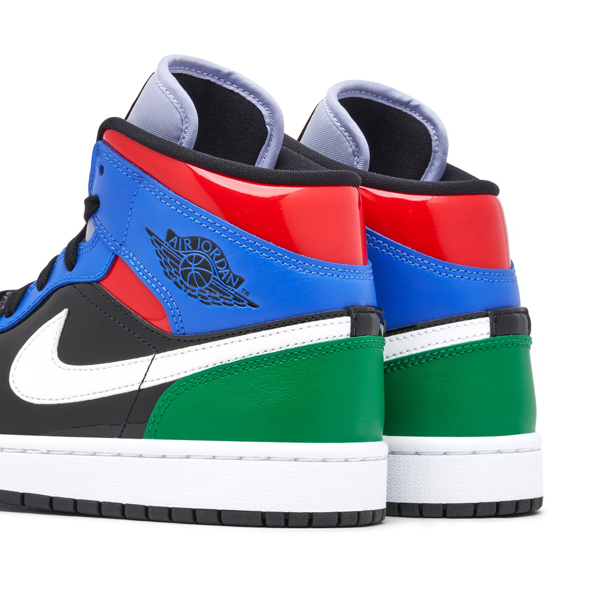Air Jordan 1 Mid Multi Patent Womens | CV5276-001 | Laced