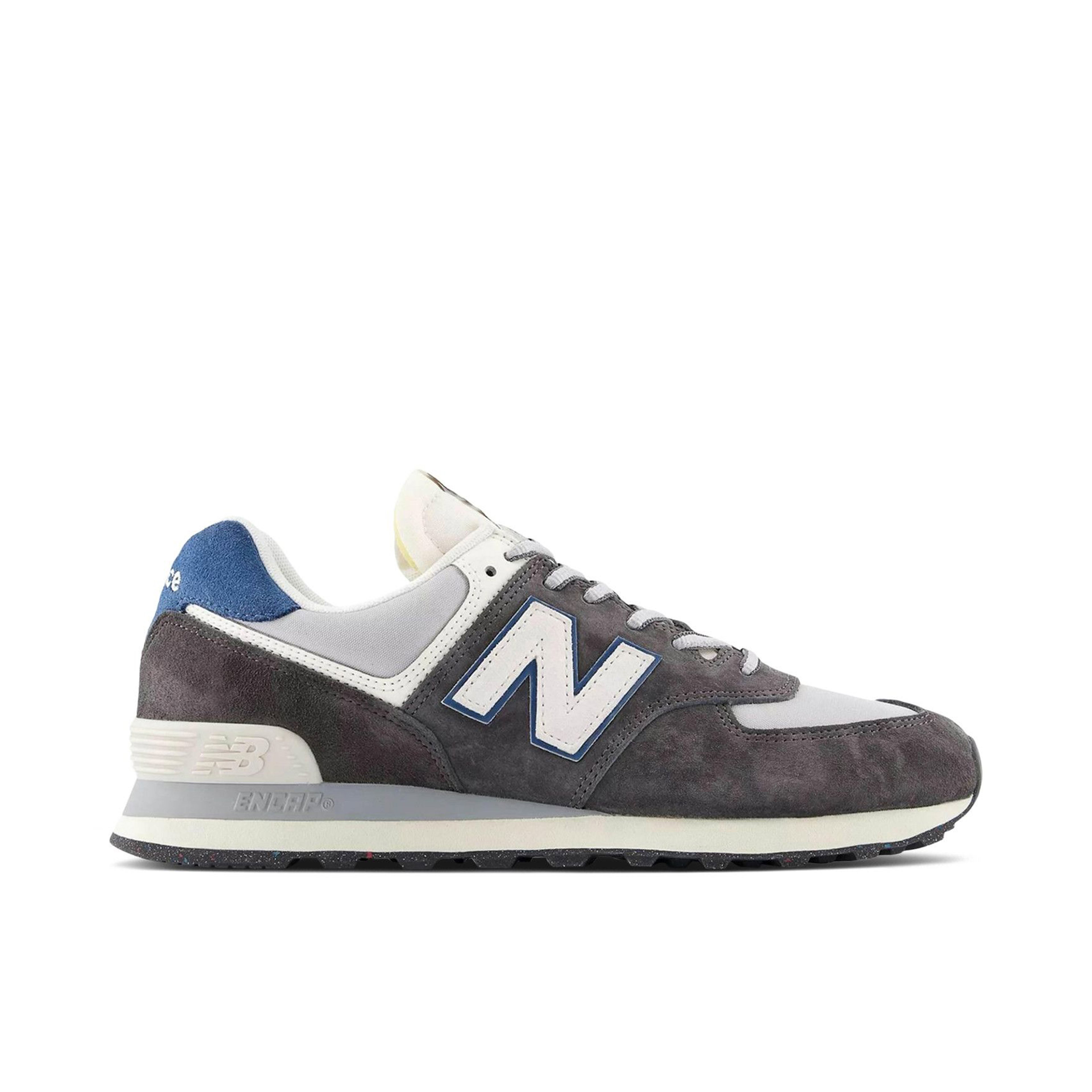 New Balance 574 Black Cement Rain Cloud Royal