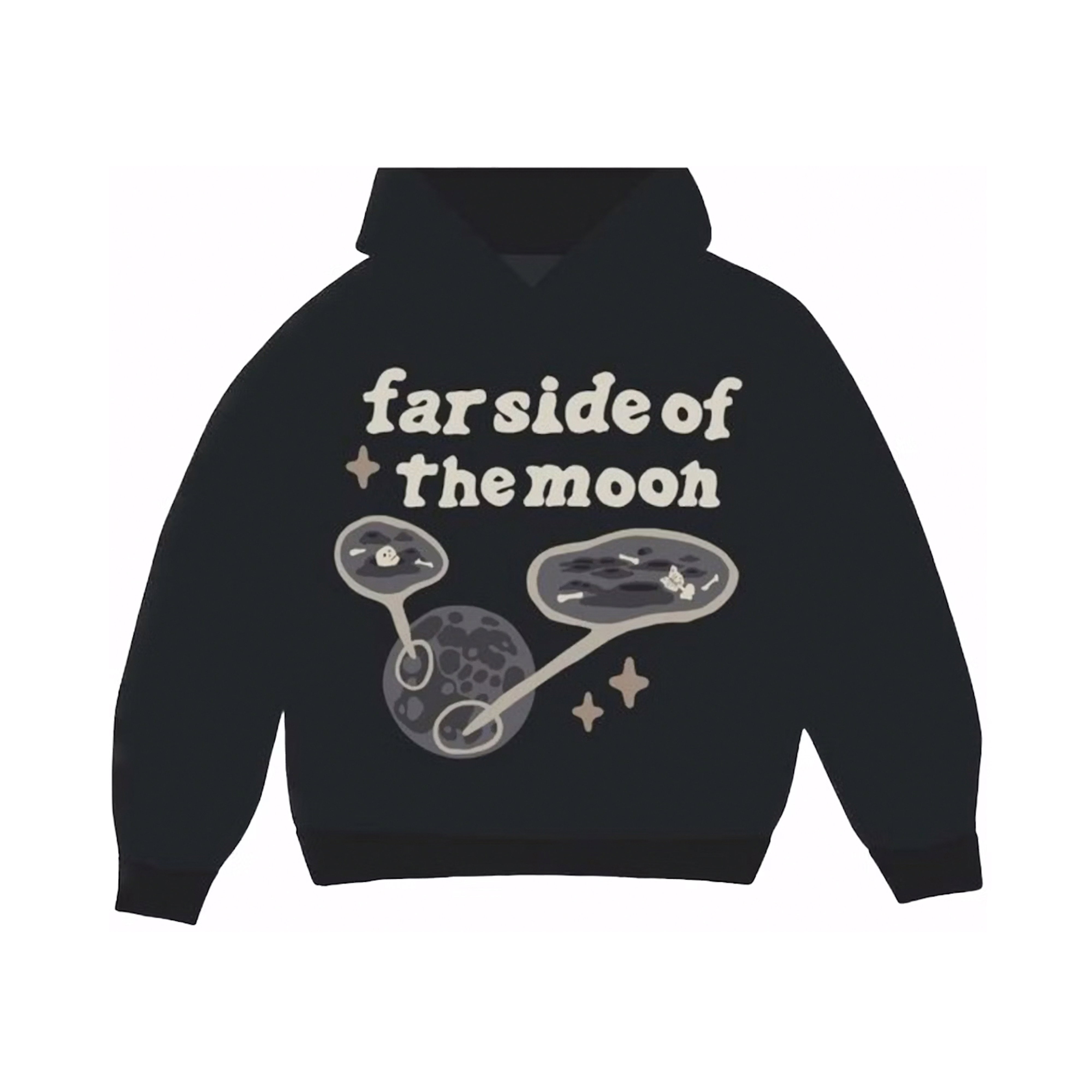 Broken Planet Trapped In Time Hoodie Soot Black | BROKEN-PLANET