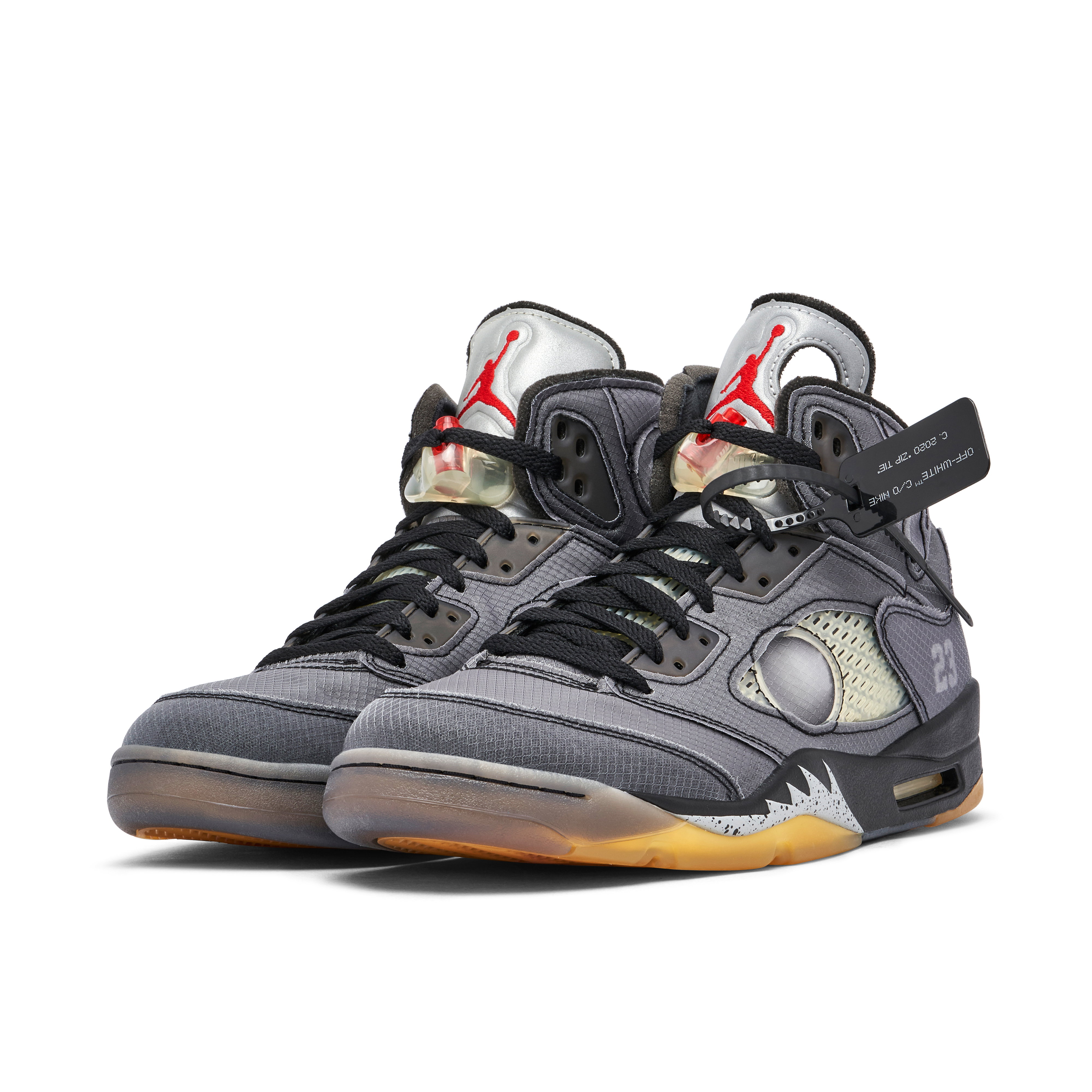 Off-White x Air Jordan 5 | CT8480-001 | Laced