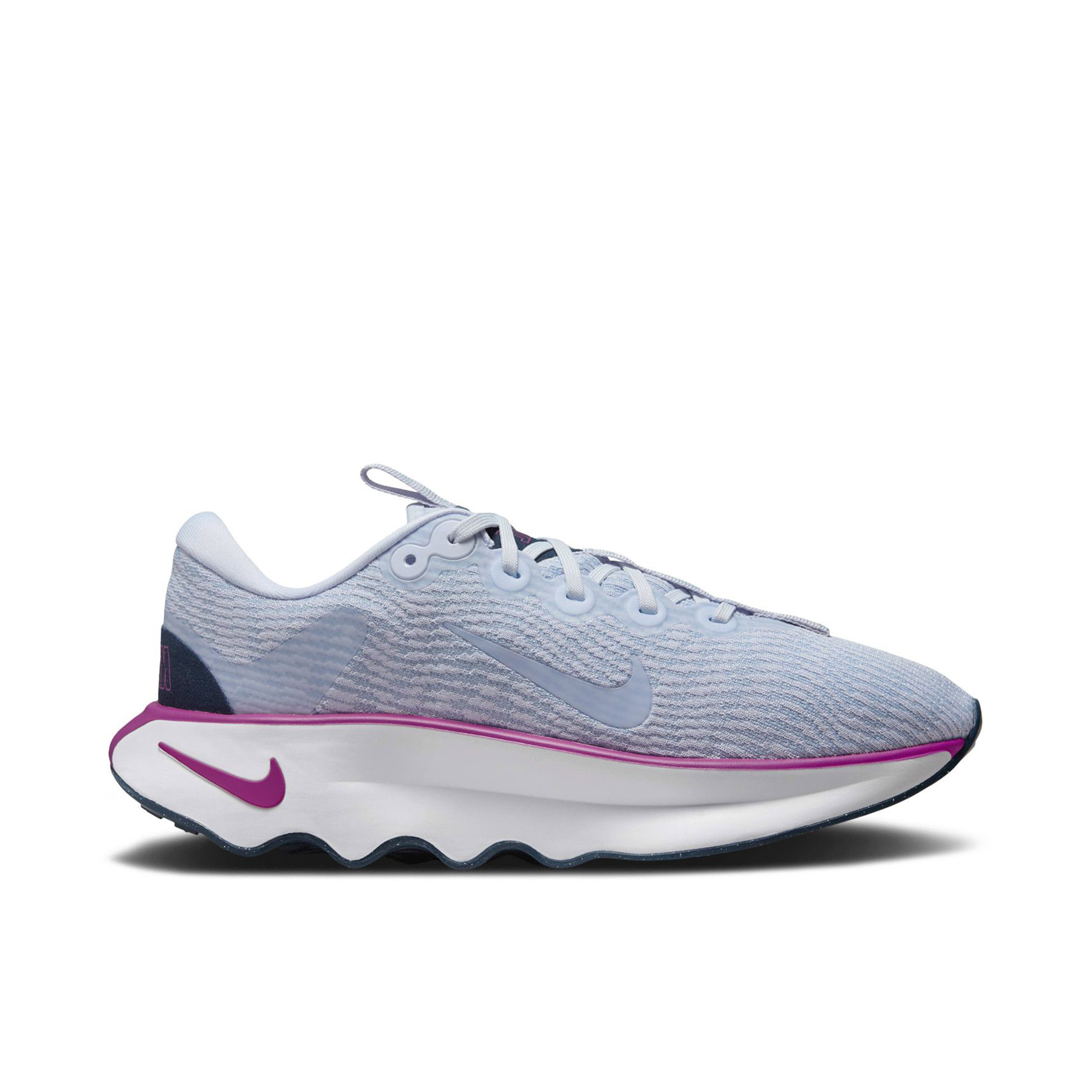 Nike Motiva Football Grey Hot Fuchsia Armory Navy Womens