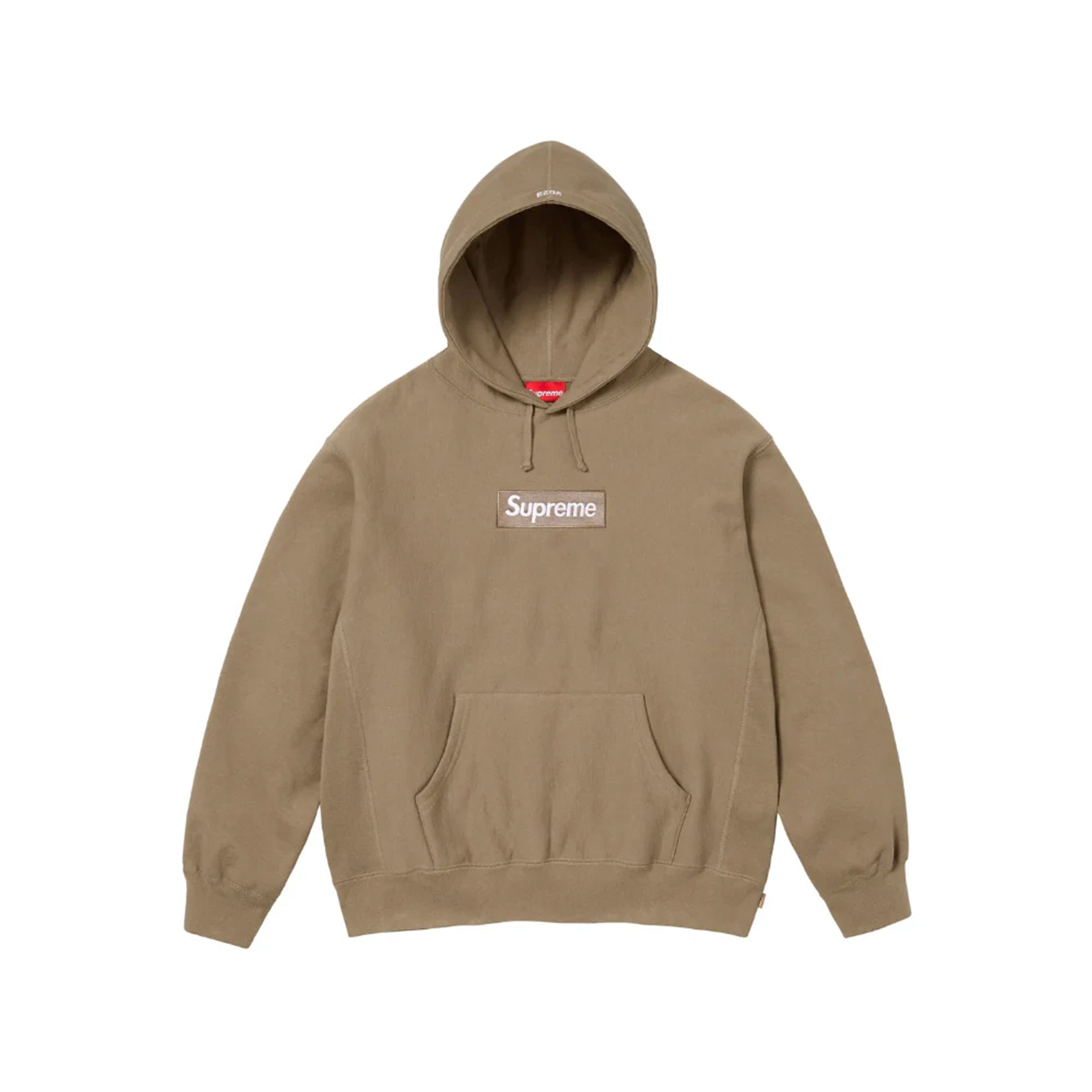 Supreme Box Logo Hooded Sweatshirt (FW23) Dark Sand