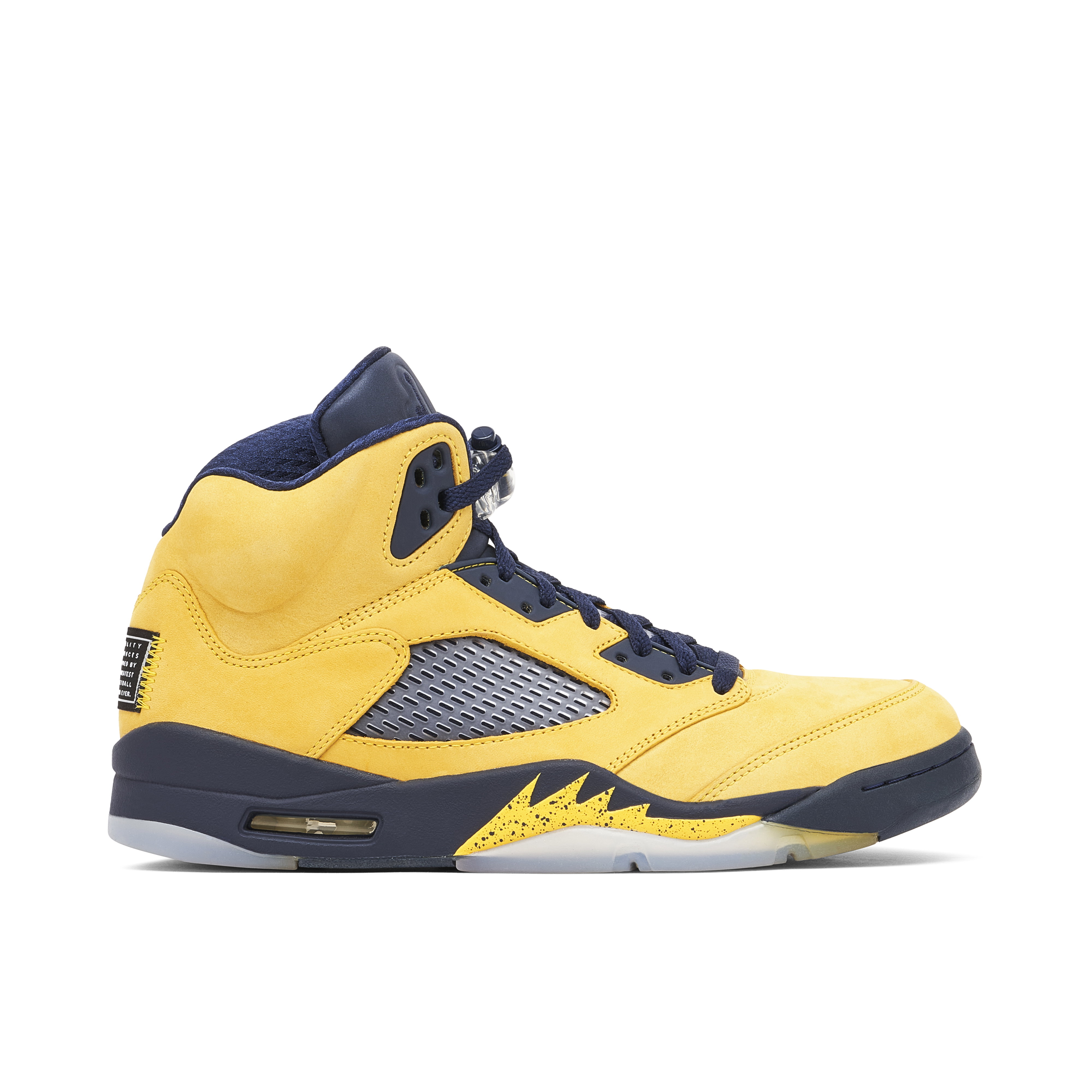 シューズ(男性用) NIKE AIR JORDAN 5 MICHIGAN 28 CQ9541-704 Air Jordan 5 Retro Michigan | CQ9541-704 | Laced