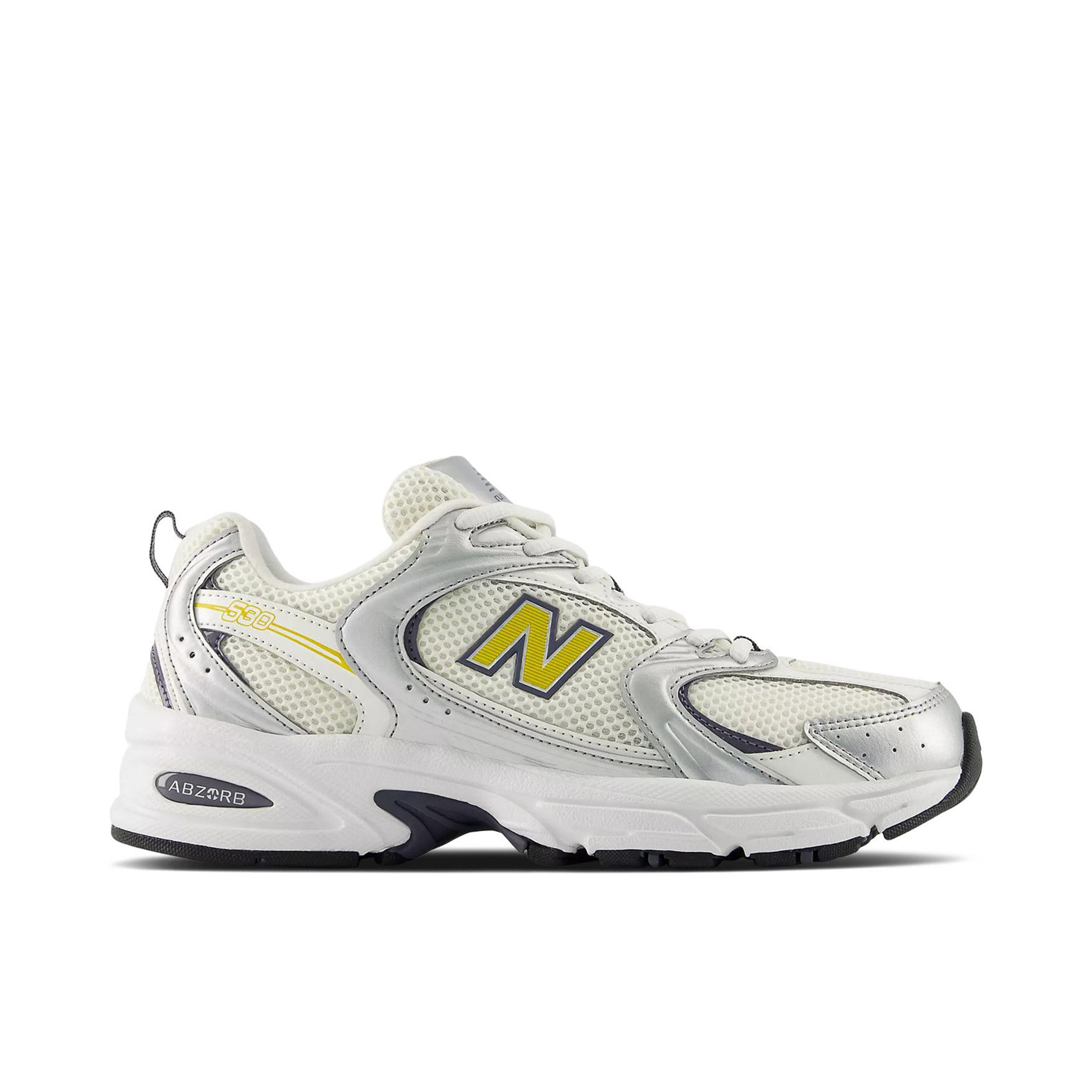 New Balance 530 Silver Yellow Metalic