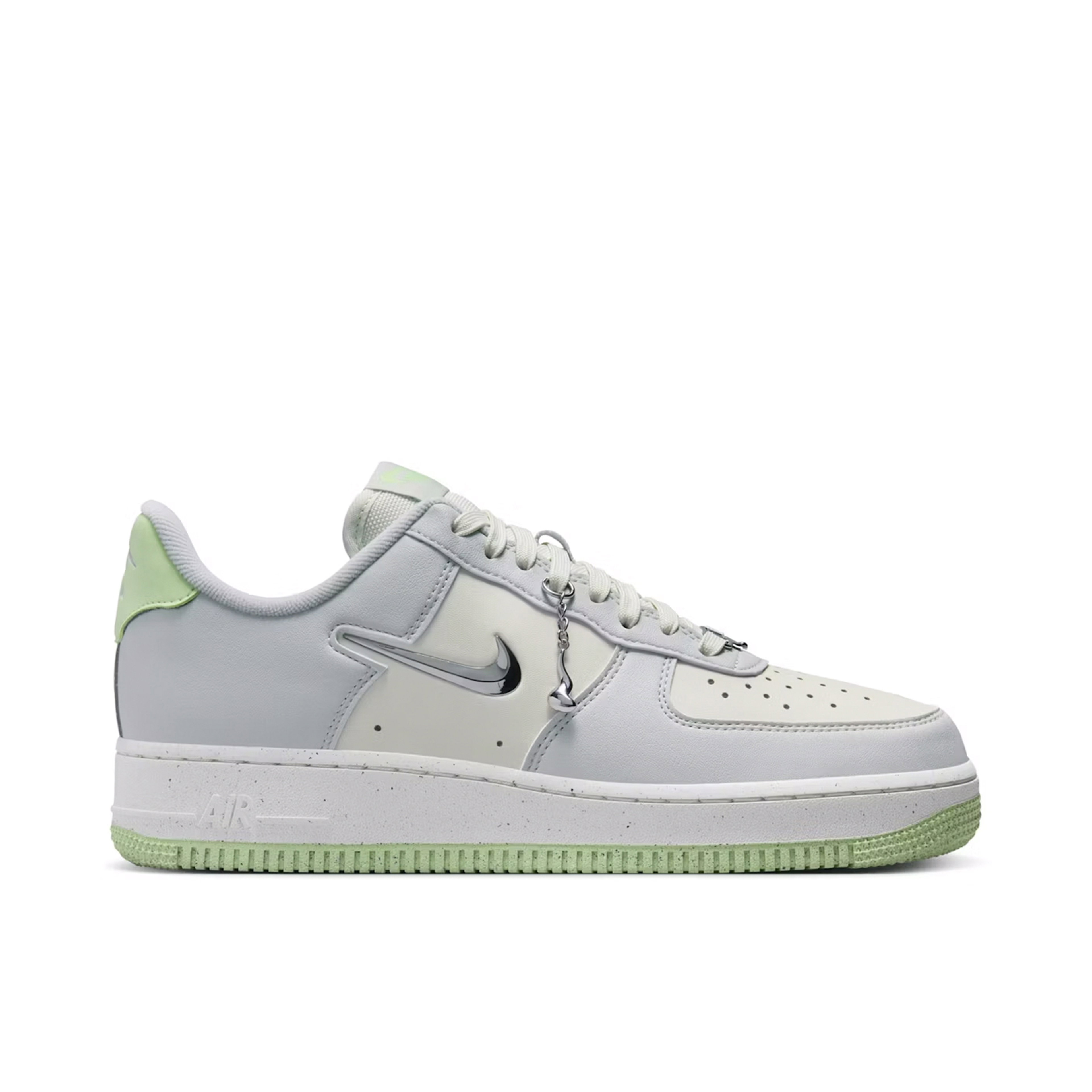 Nike Air Force 1 Low '07 SE Next Nature Sea Glass Vapor Green Liquid Metal Womens