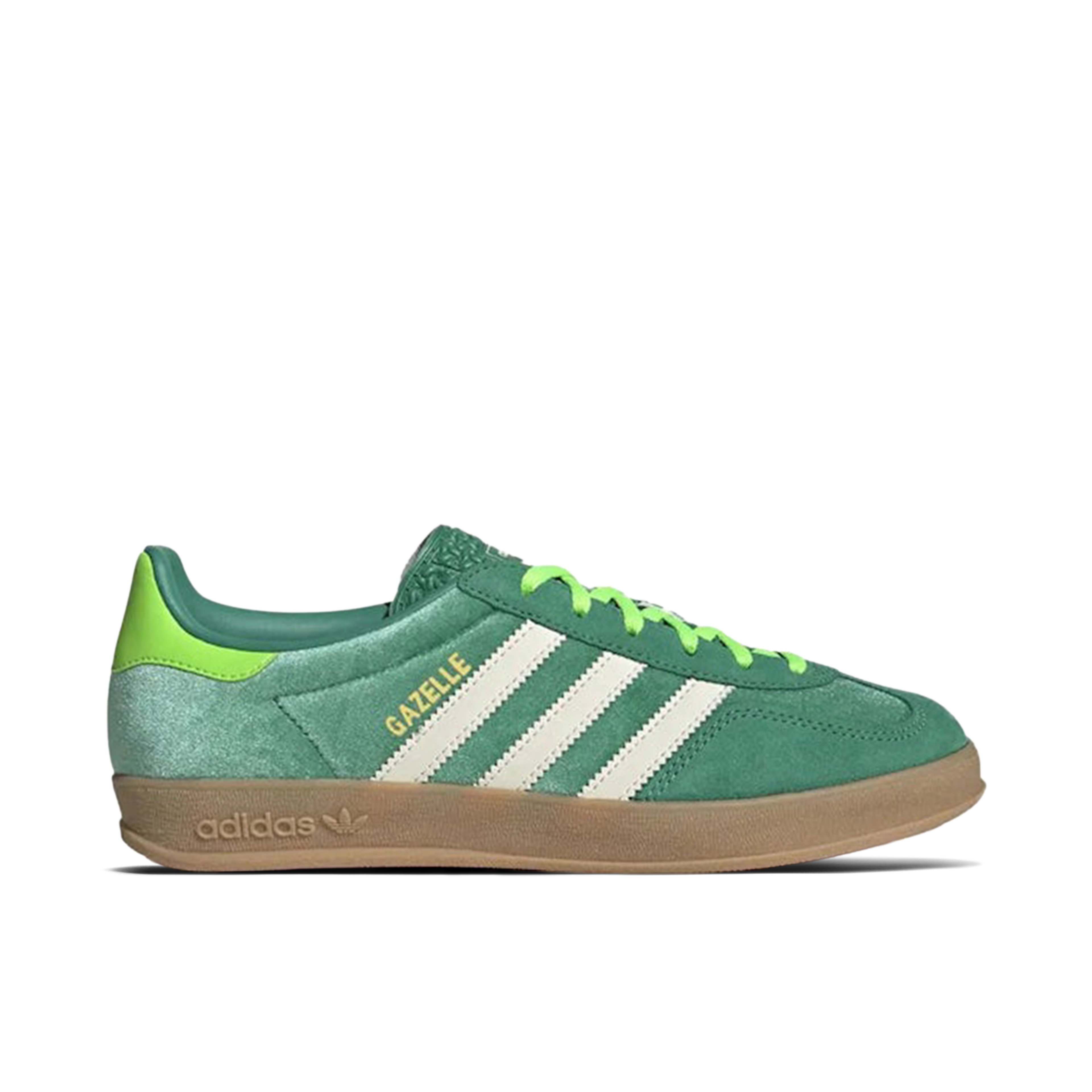 Adidas Gazelle Indoor Semi Court Green Velvet Womens