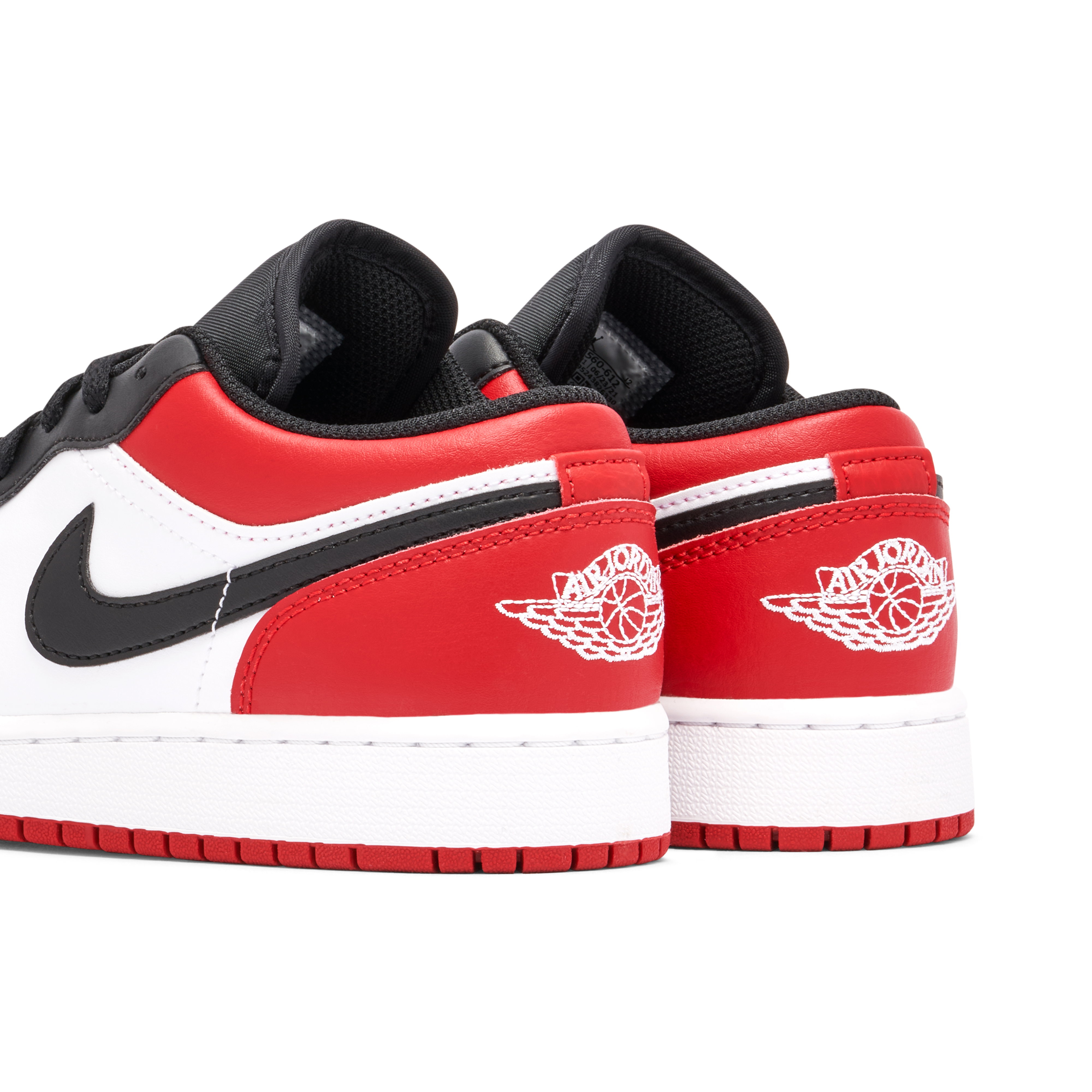 Air Jordan 1 Low Bred Toe GS | 553560-612 | Laced
