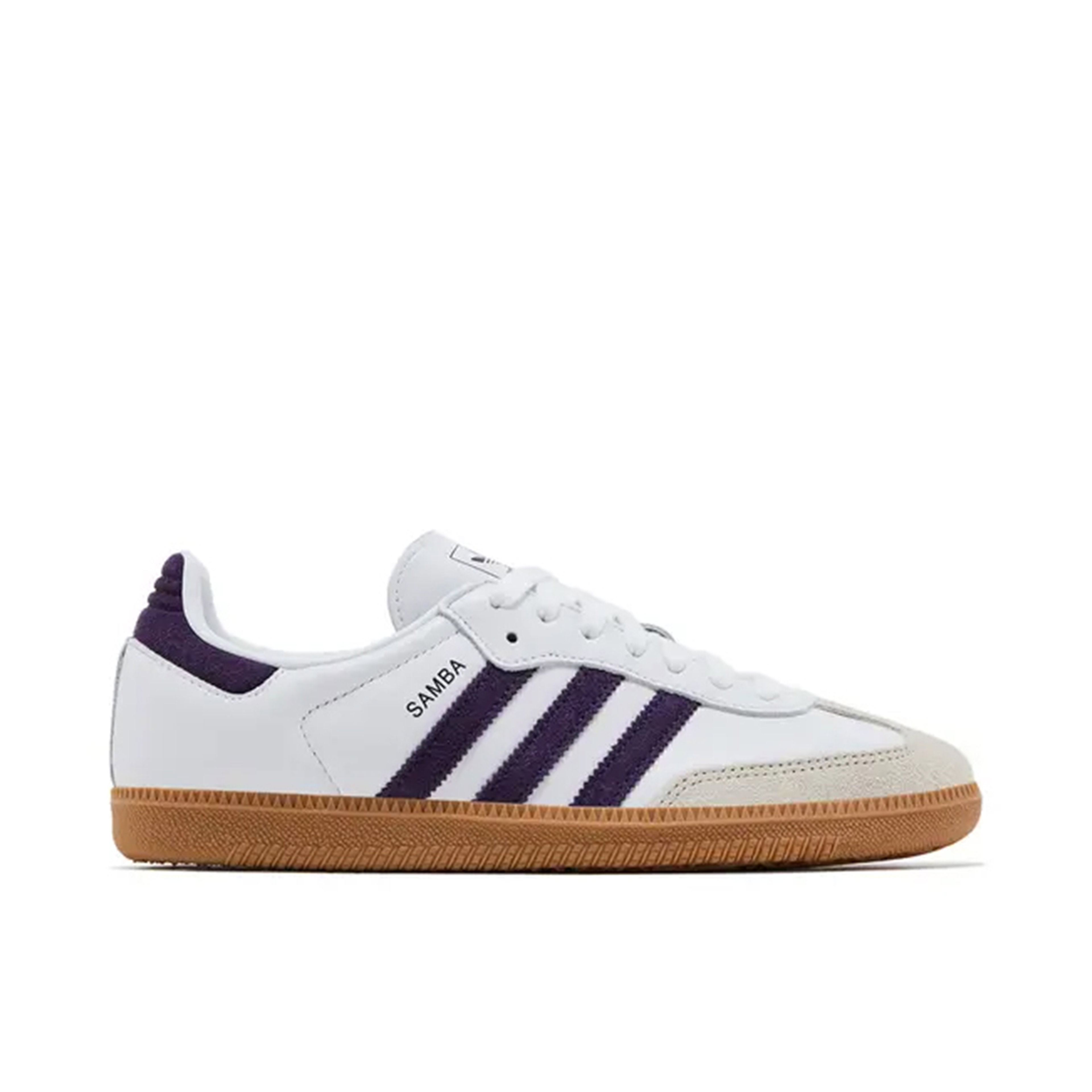 Adidas Samba OG White Alumina Aurora Plum Womens