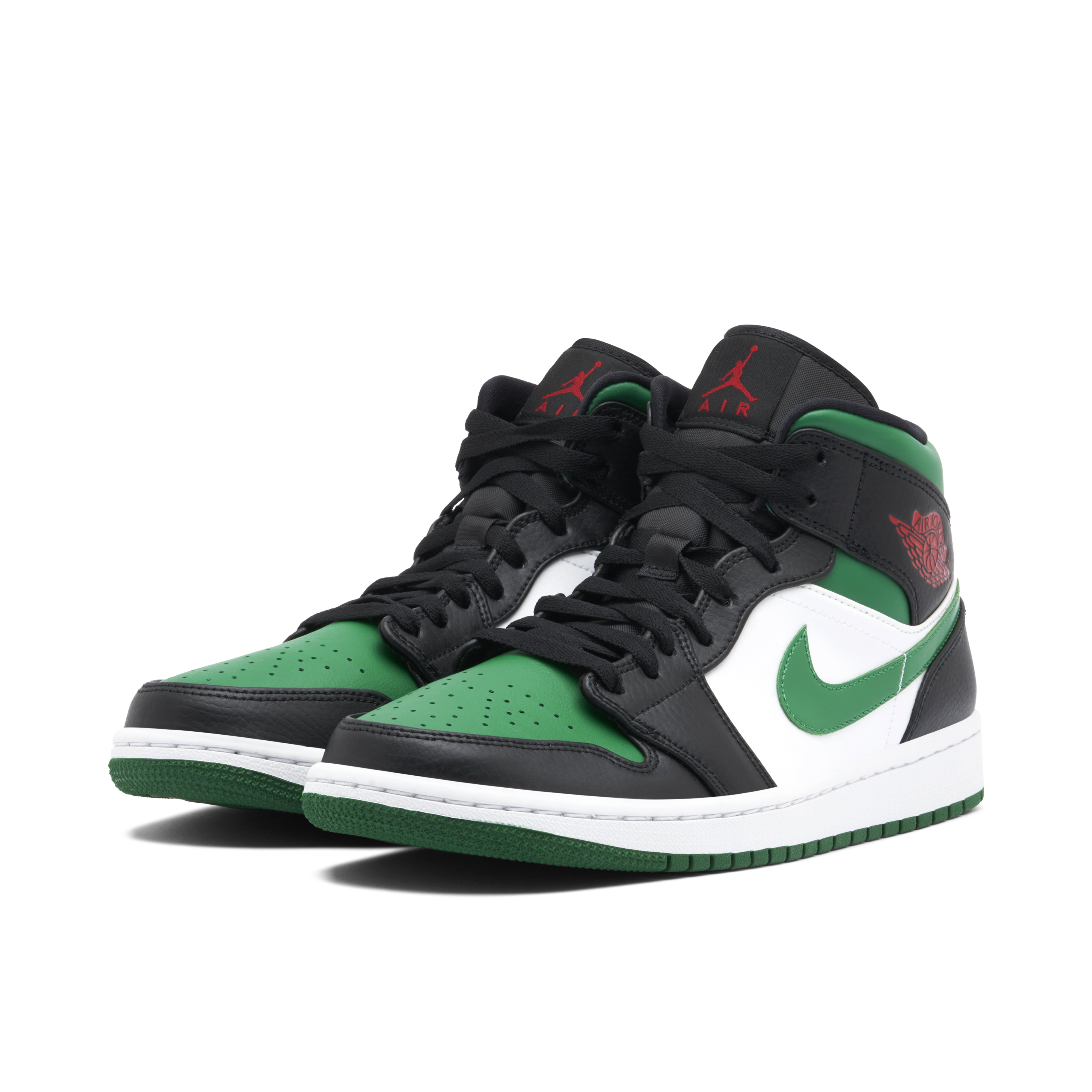 Air Jordan 1 Mid Green Toe | 554724-067 | Laced