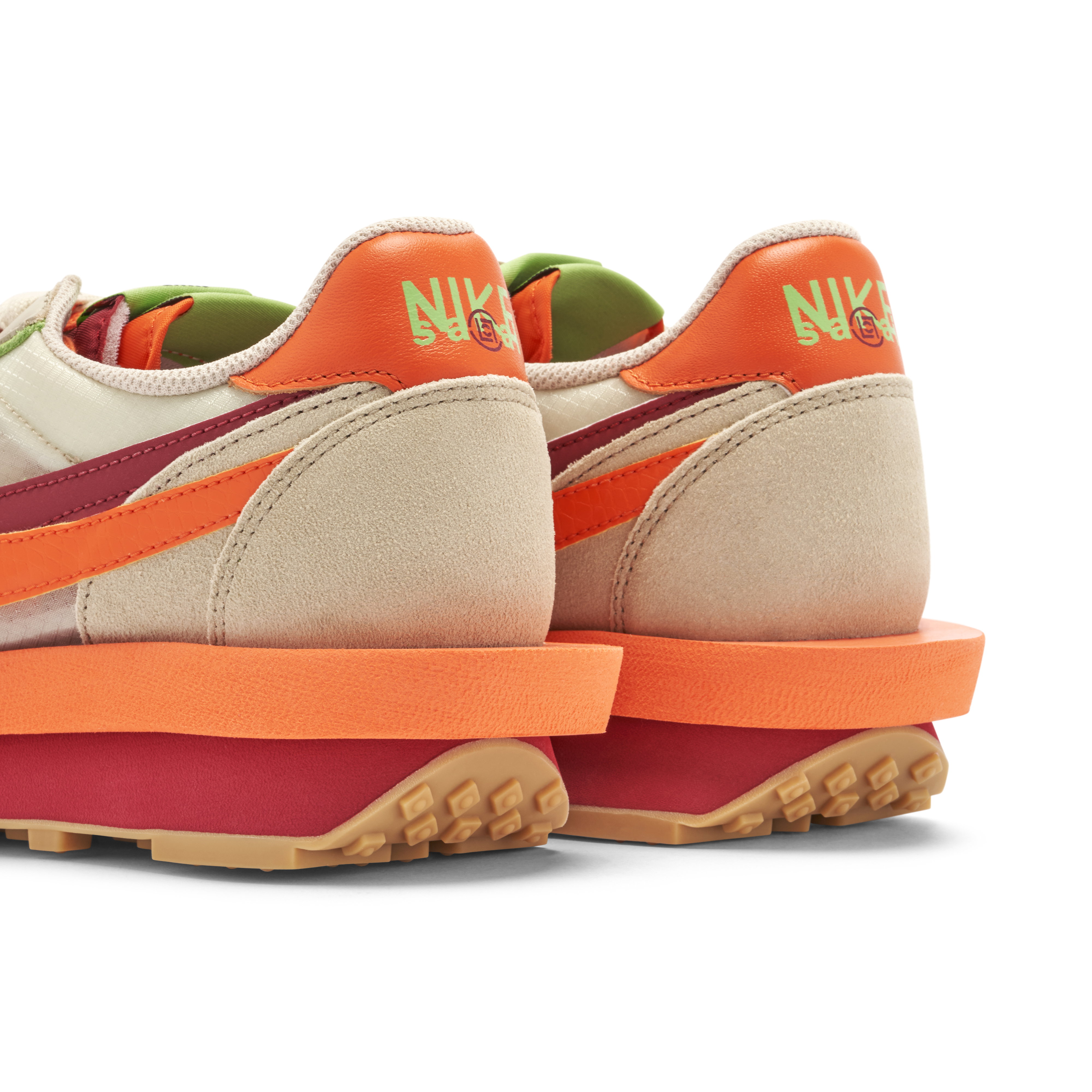 Nike LDWaffle x CLOT x Sacai Net Orange Blaze | DH1347-100 | Laced