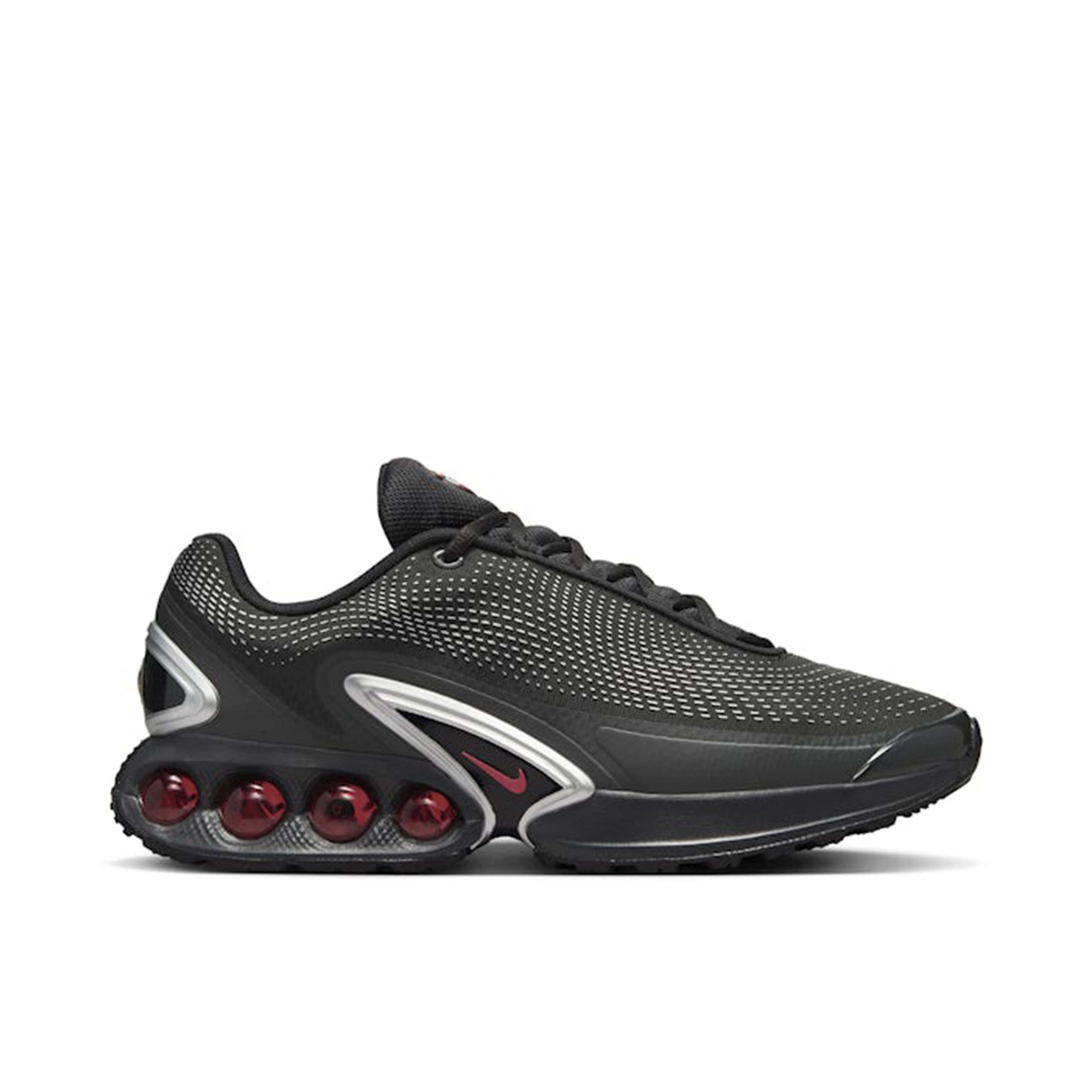 Nike Air Max Dn Black Metallic Silver Red