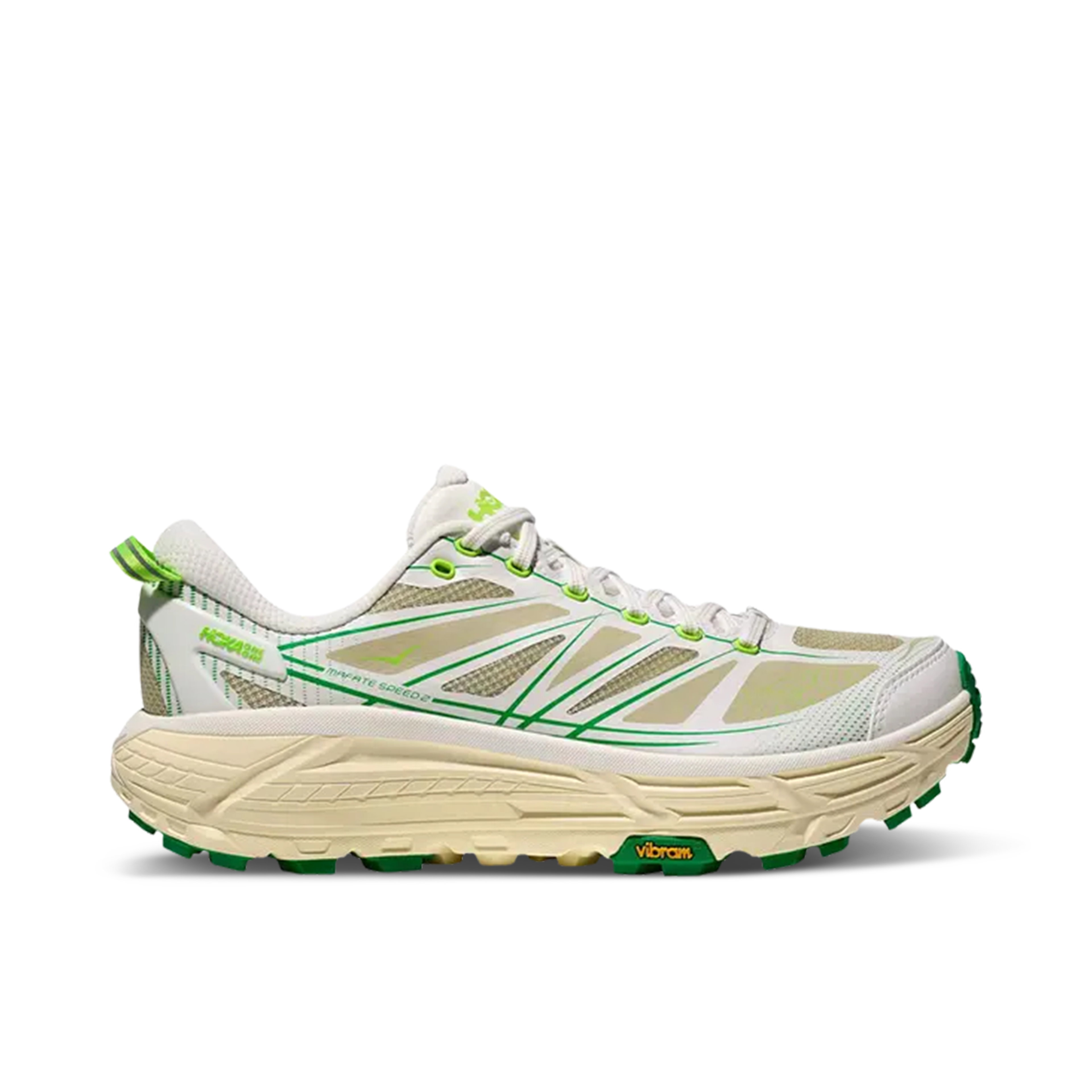 Hoka One One Mafate Speed 2 White Fresh Cut Grass