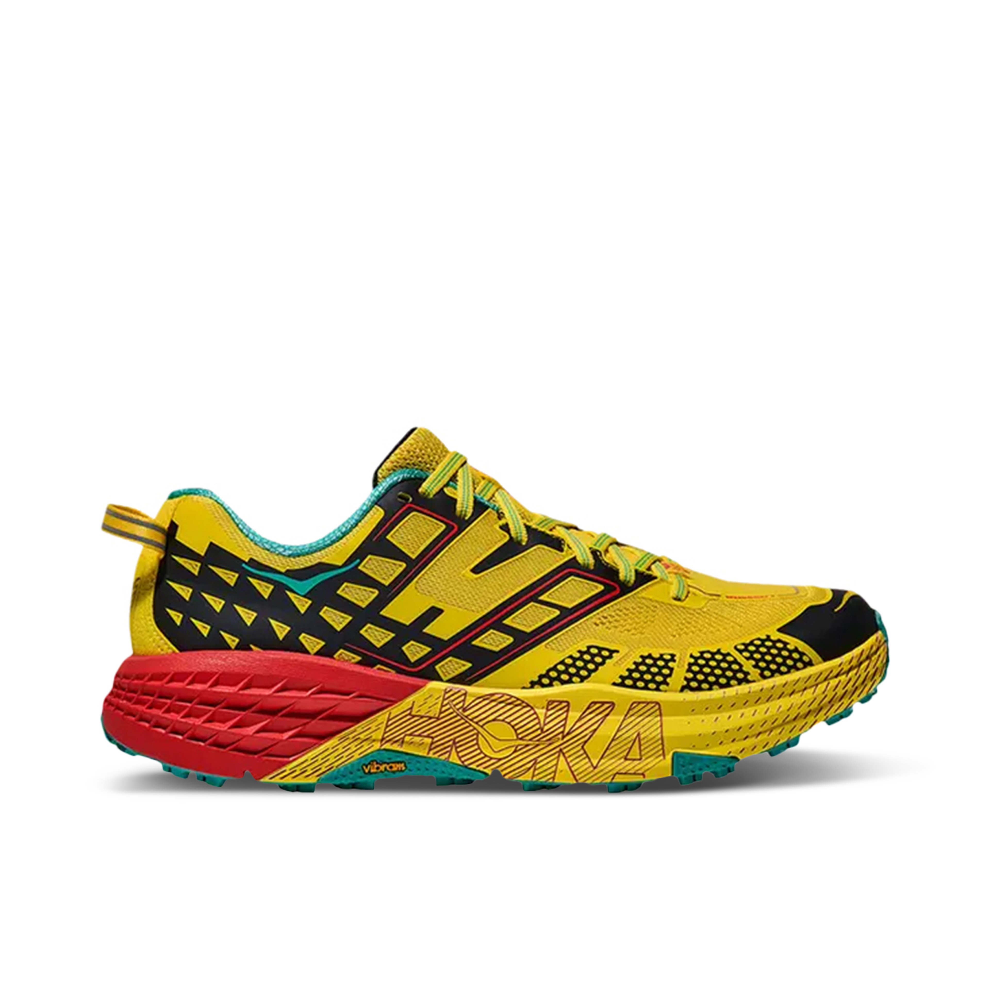 Hoka One One Speedgoat 2 Sour Lemon Black