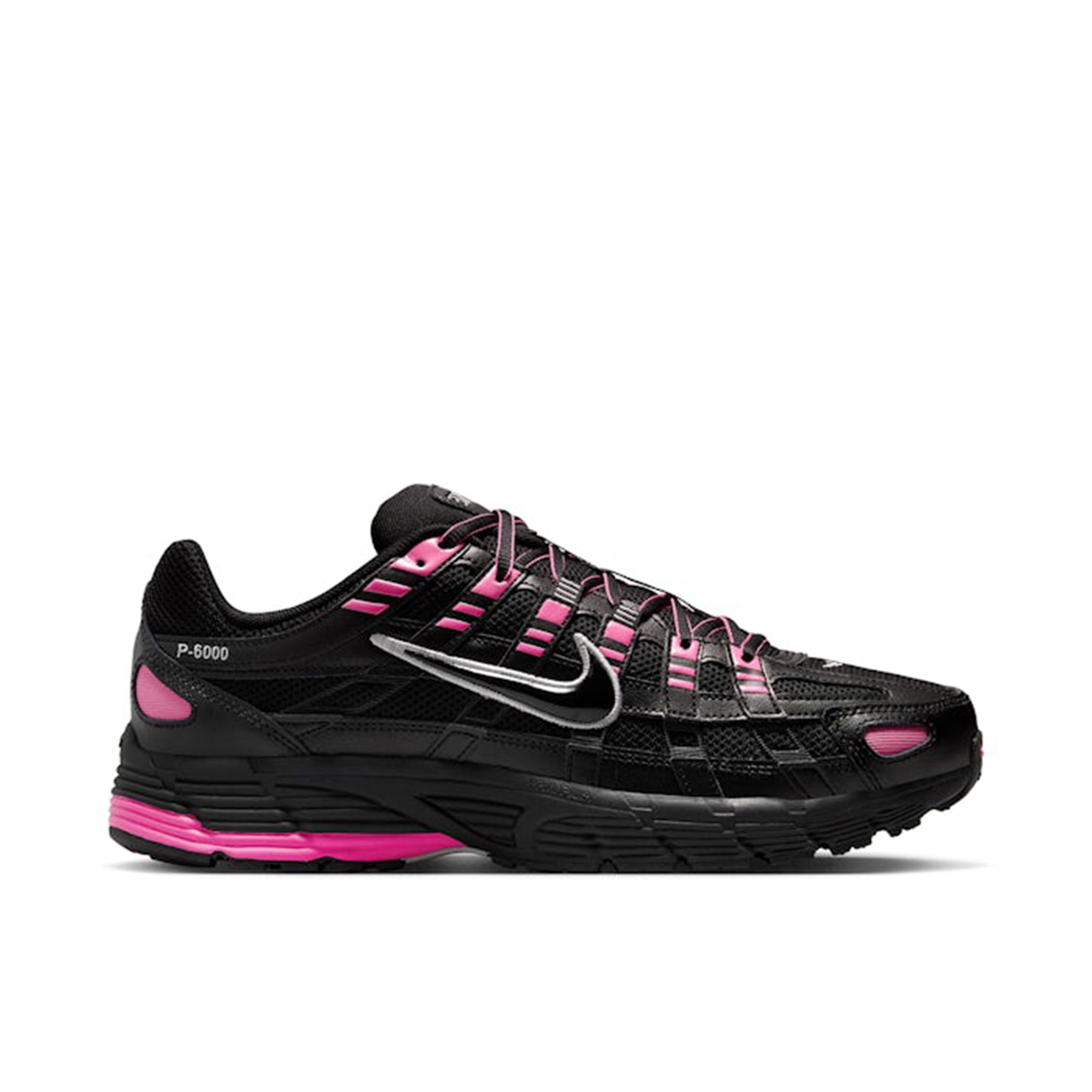 Nike P-6000 Pink Blast Metallic Silver Black