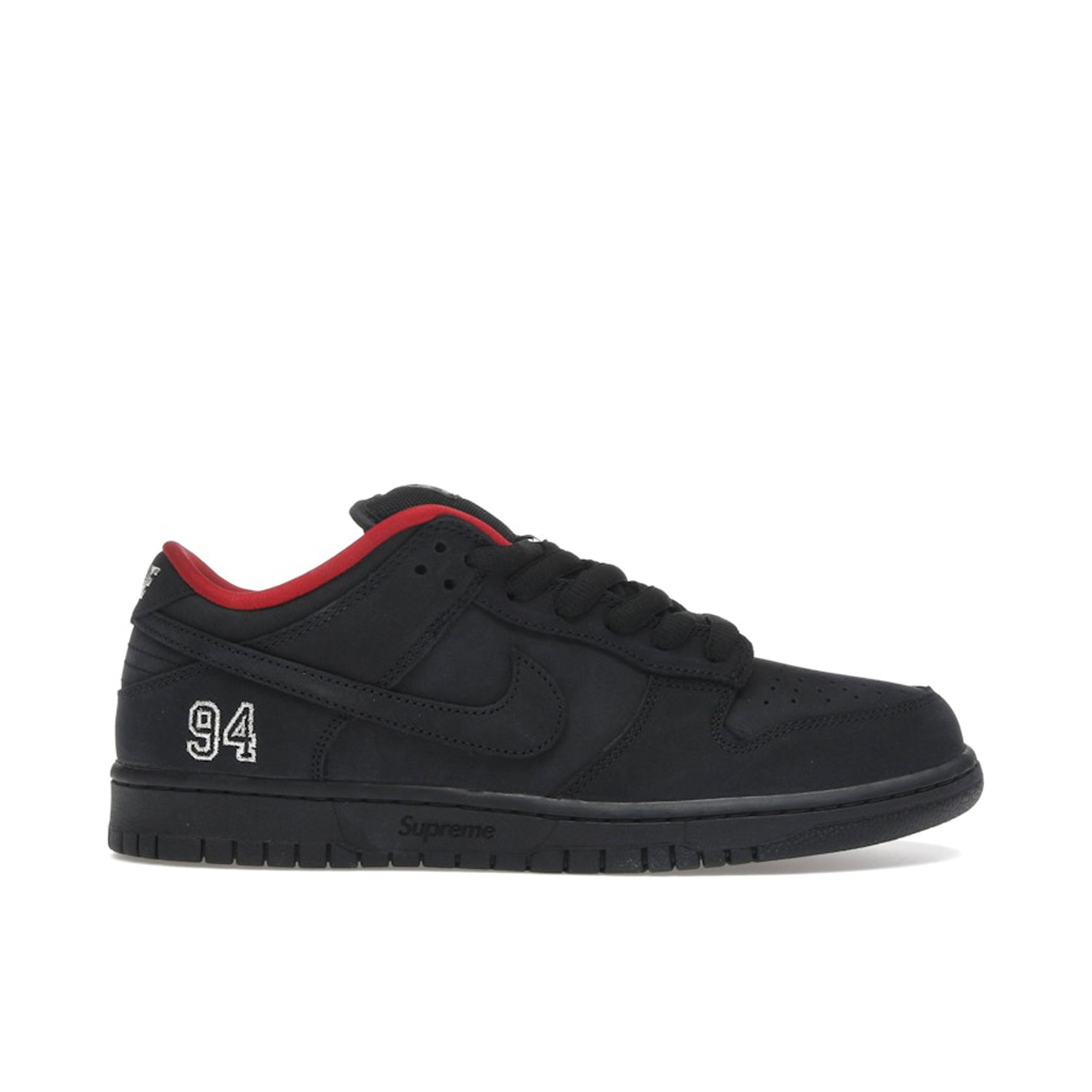 Supreme Nike SB DUNK LOW ブラック 24cm Nike SB Dunk Low Supreme 94 Black | HQ8487-001 | Laced