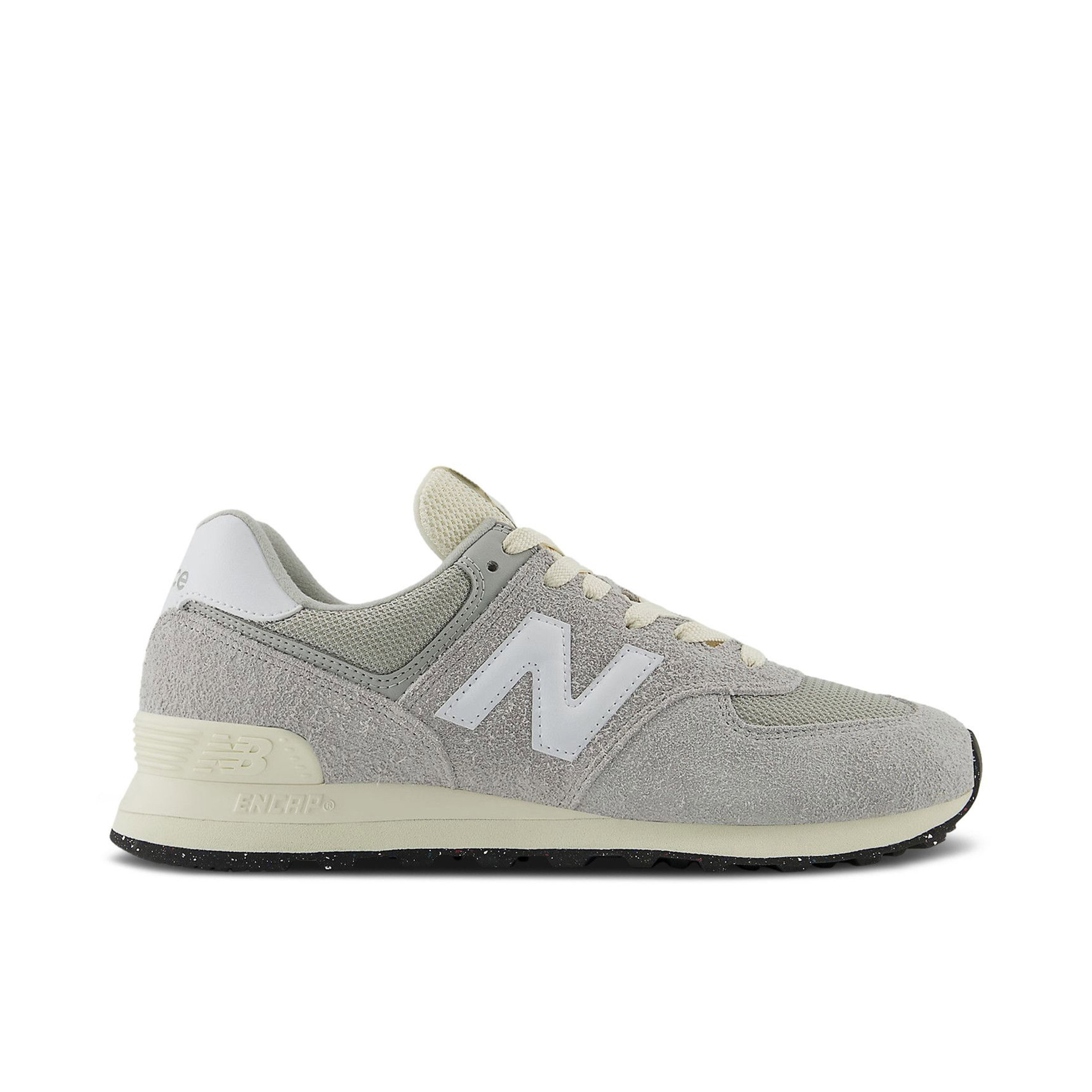 New Balance 574 Concrete White Angora