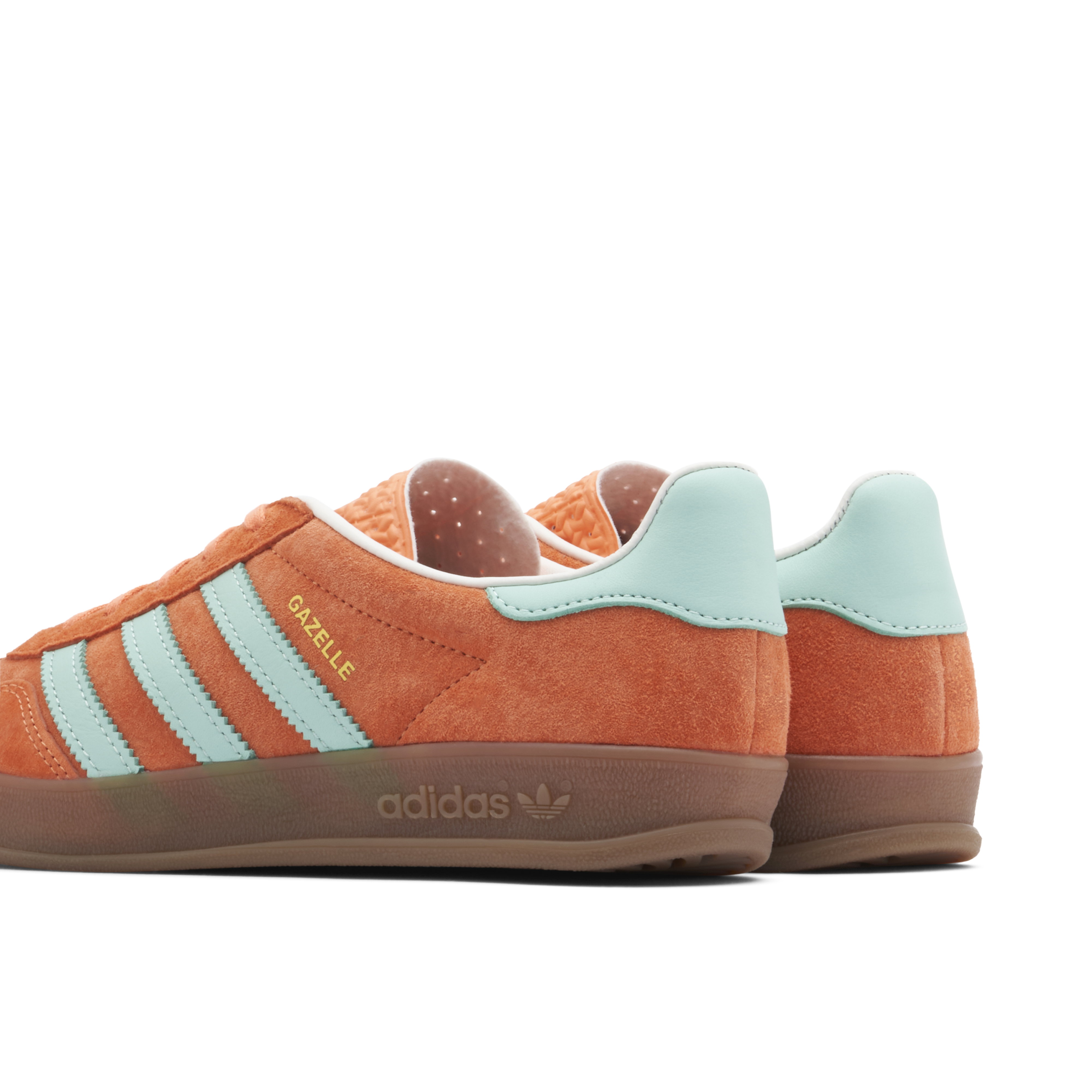 Adidas Gazelle Indoor Orange Clear Mint Womens | IH7499 | Laced