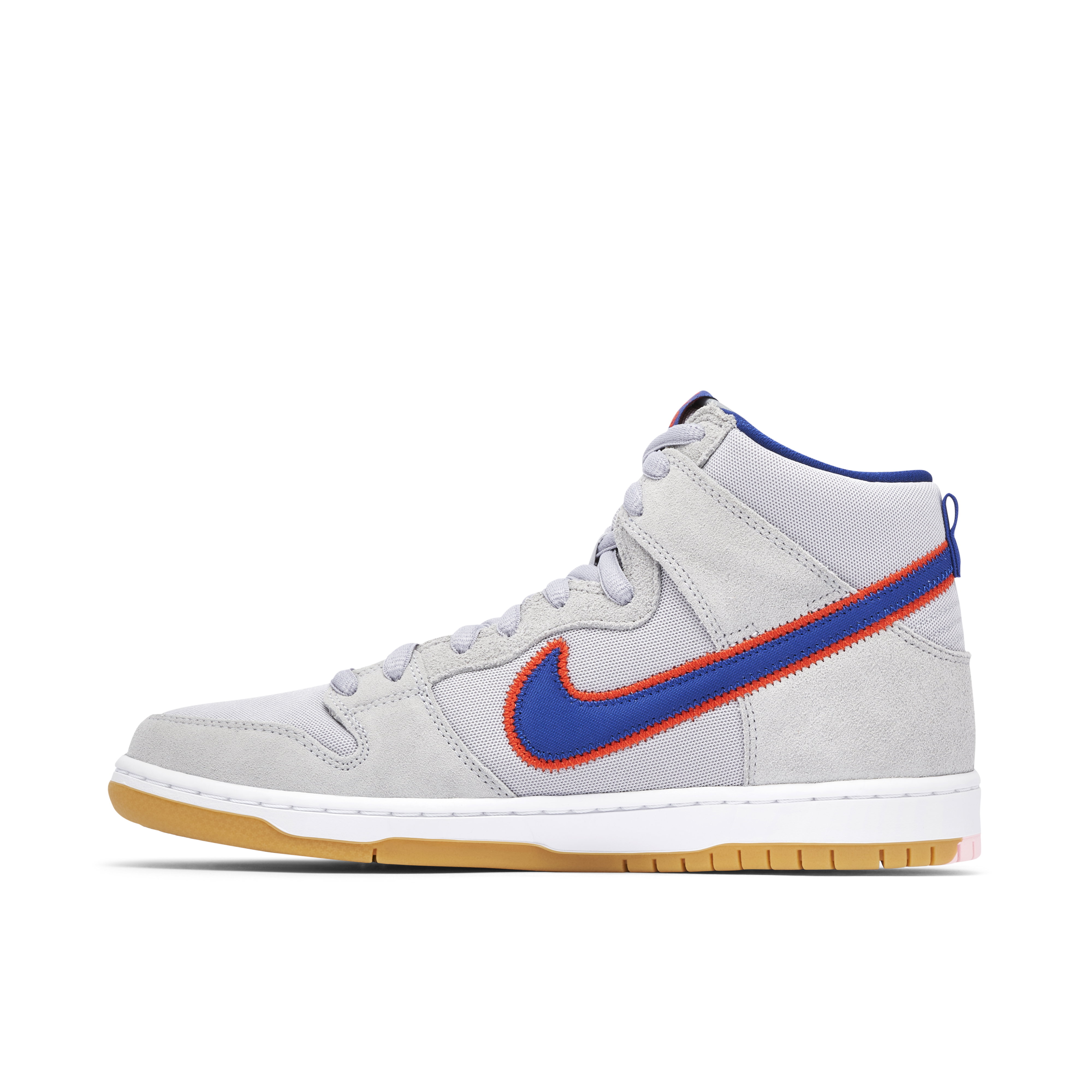NIKE SB ナイキエスビー DUNK HIGH PRM NEW YORK METS ダンクPRMニューヨークメッツ ハイカットスニーカー グレー US9/27cm DH7155-001 Nike SB Dunk High New York Mets | DH7155-001 | Laced