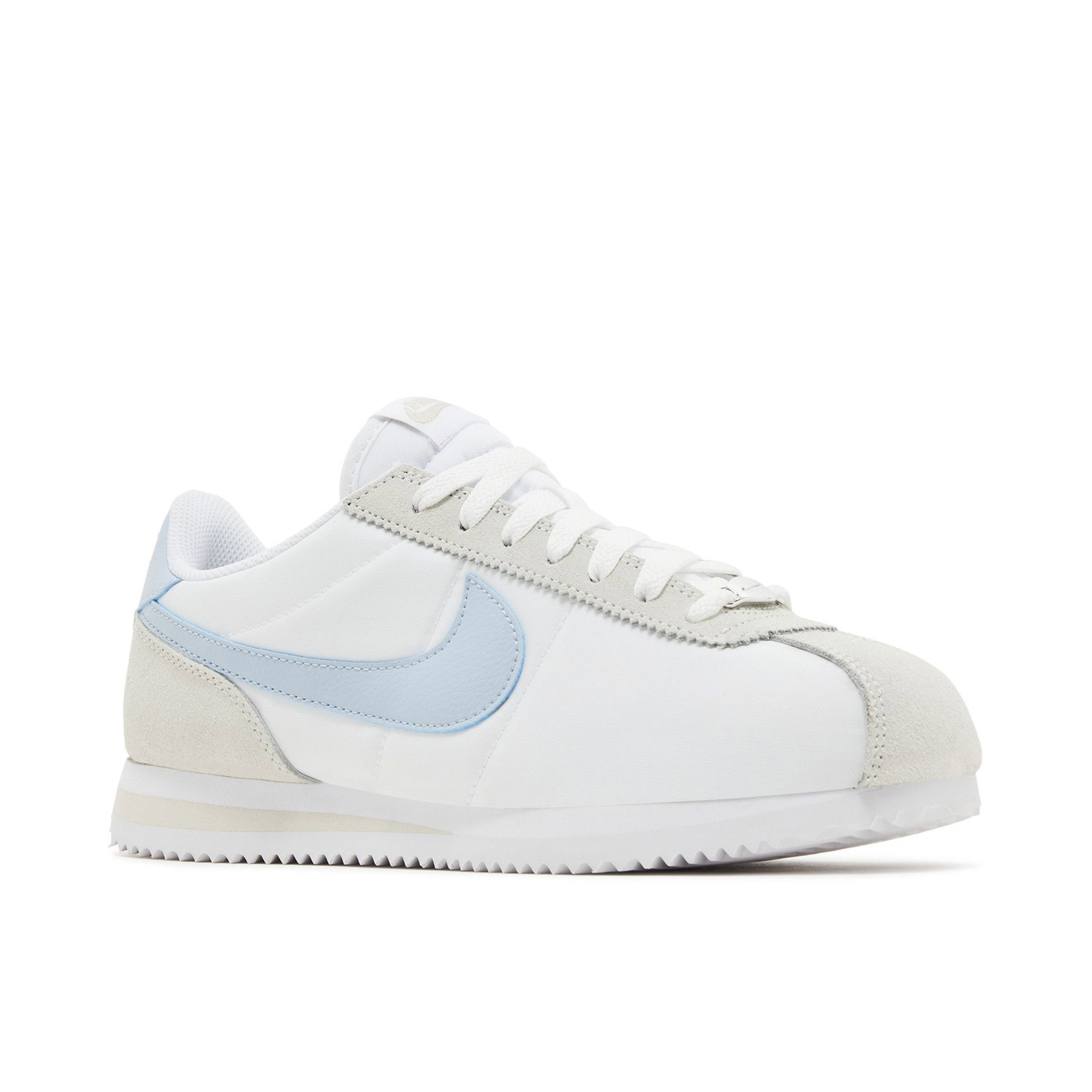 Nike Cortez Textile White Light Orewood Brown Summit White Light Armory Blue Womens