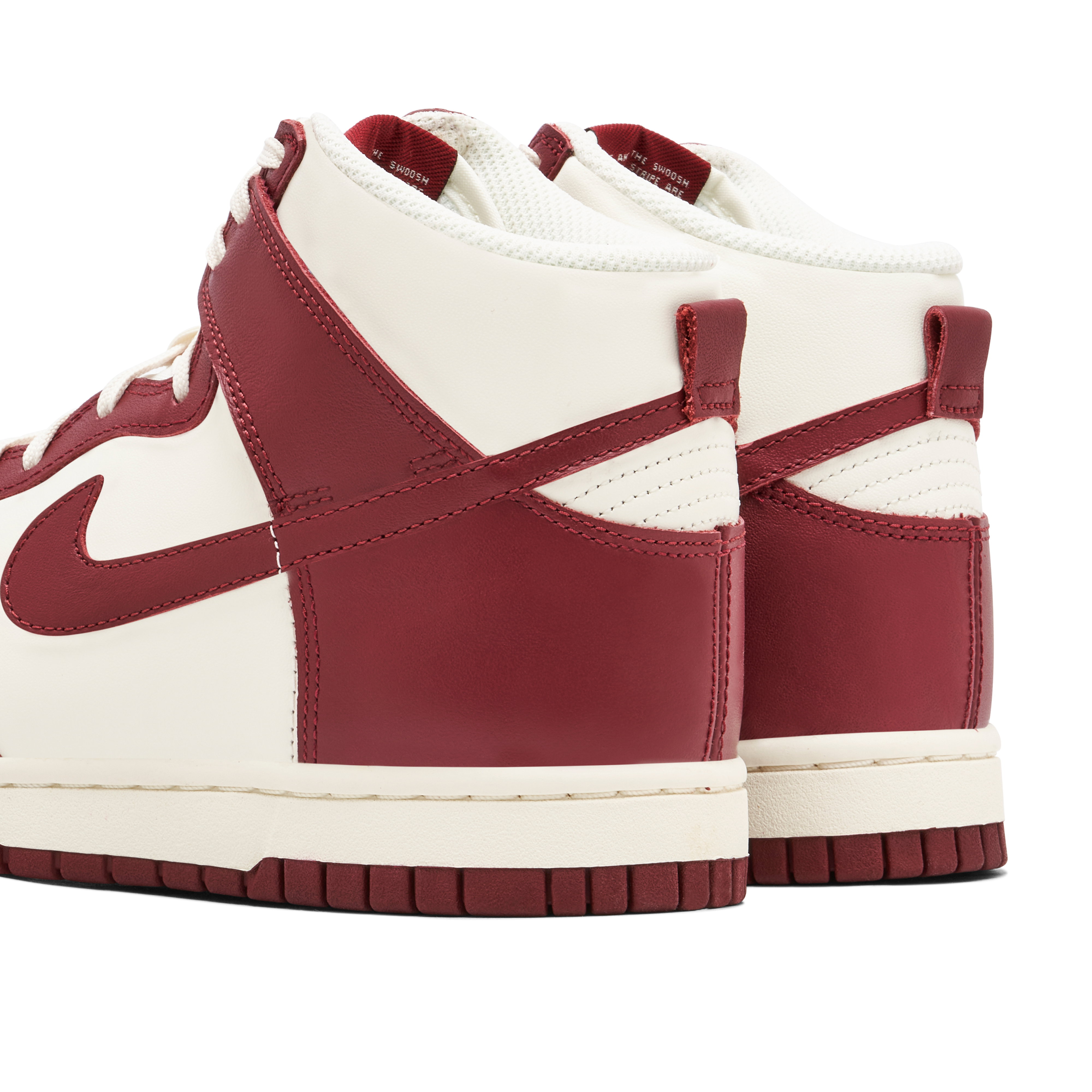 Nike Dunk High Sail Team Red Womens | DD1869-101 | Laced