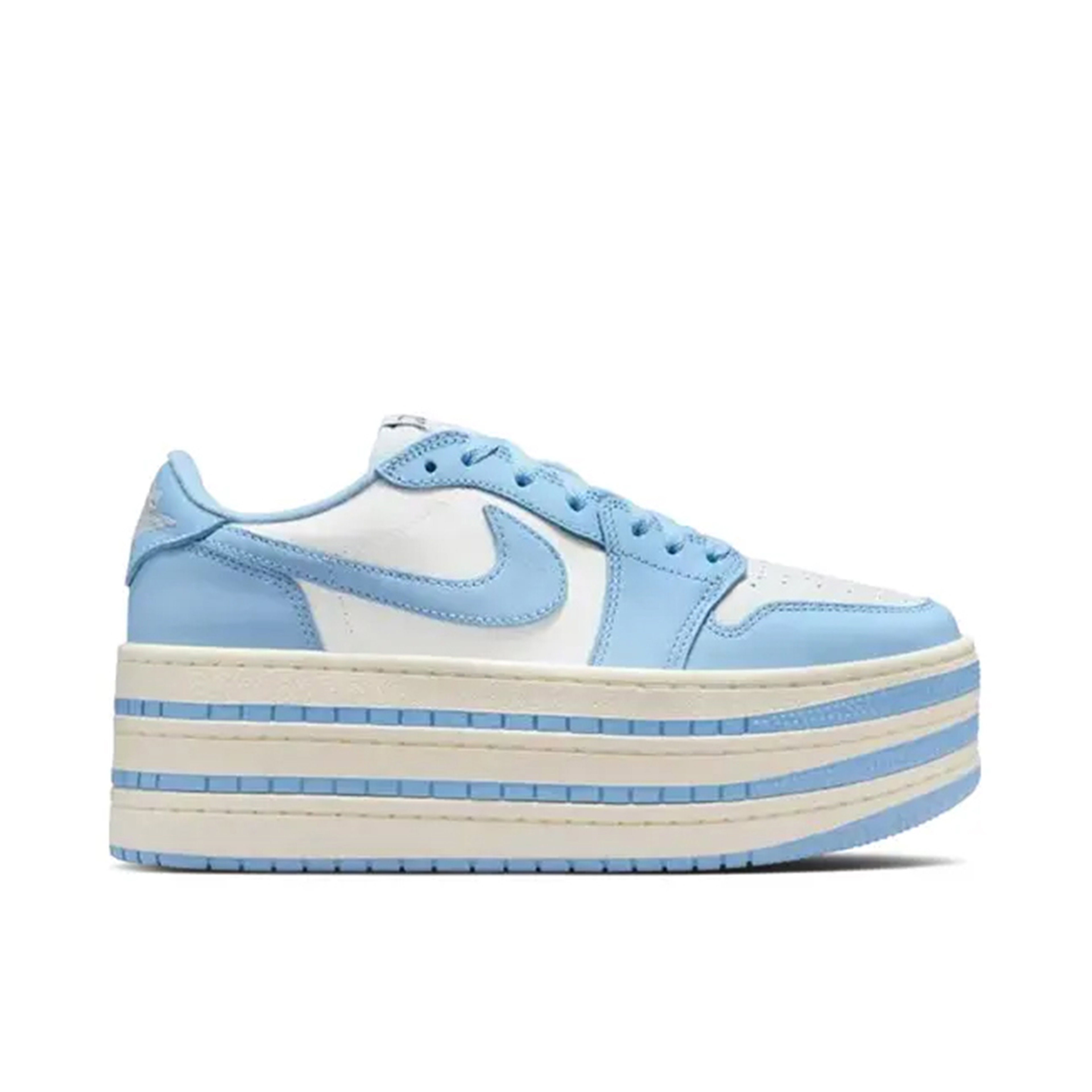 Air Jordan 1 Low Triple Stack Psychic Blue White Womens