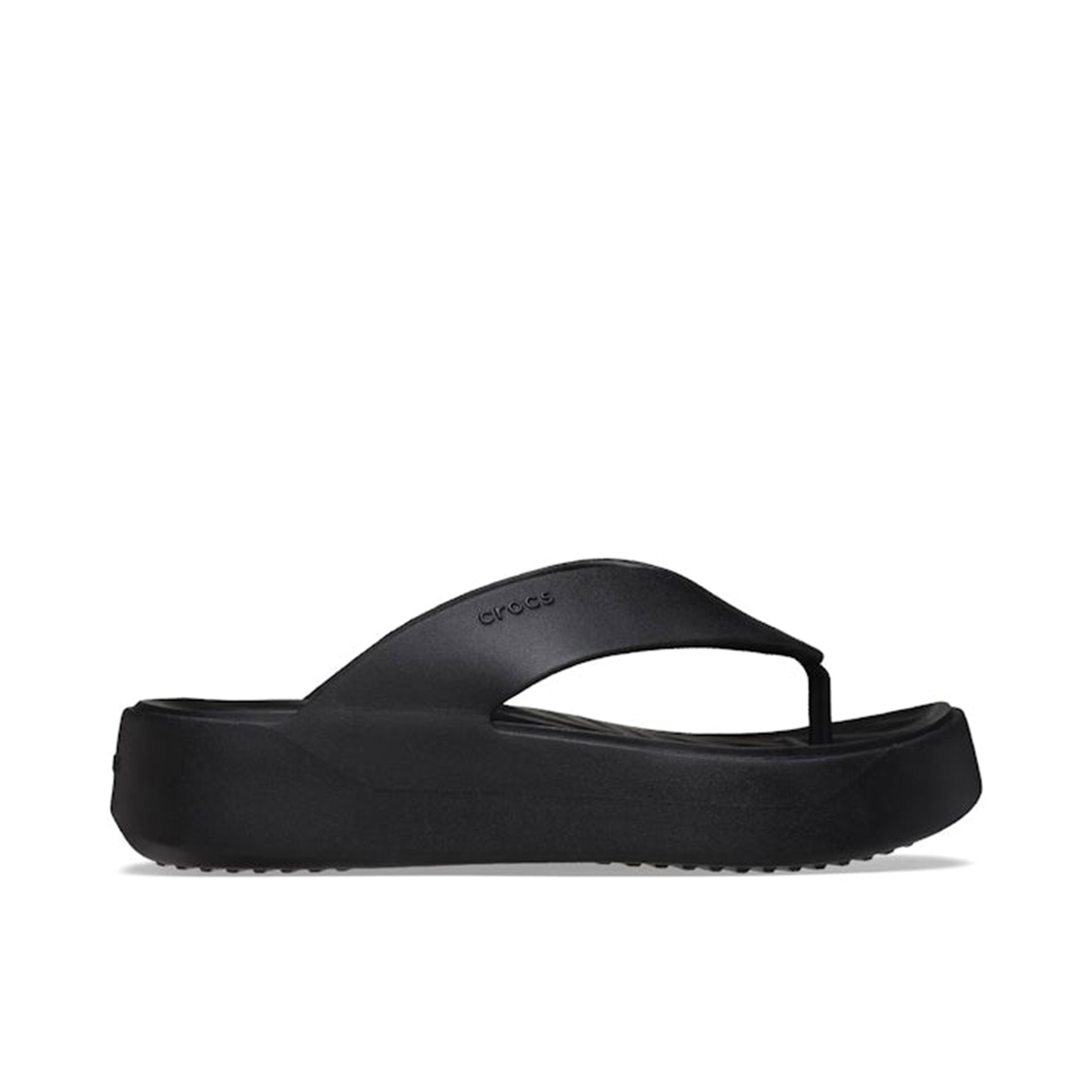 Crocs Getaway Platform Flip Black Womens