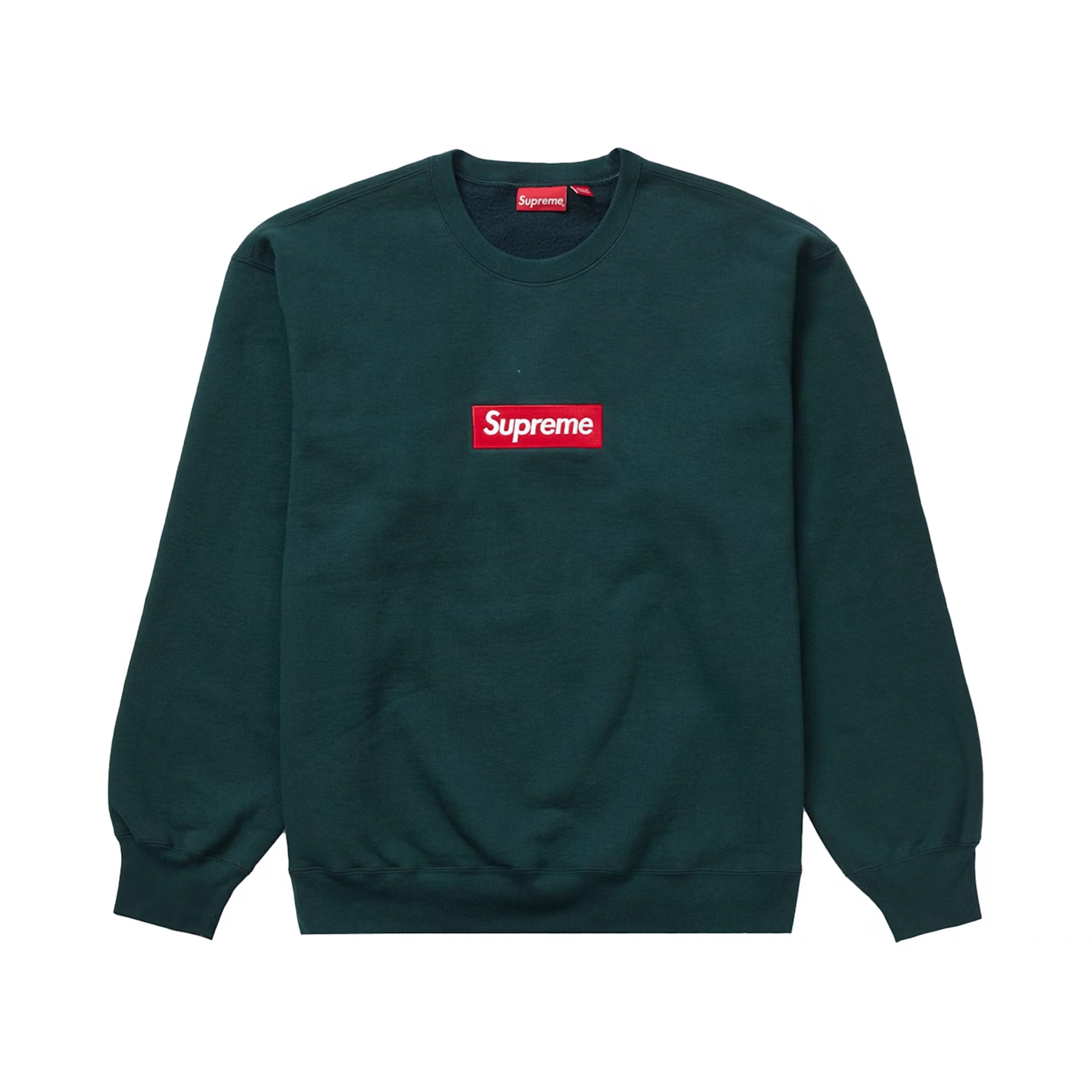 Supreme Box Logo Crewneck (FW22) Dark Pine | SUPREME-00246 | Laced