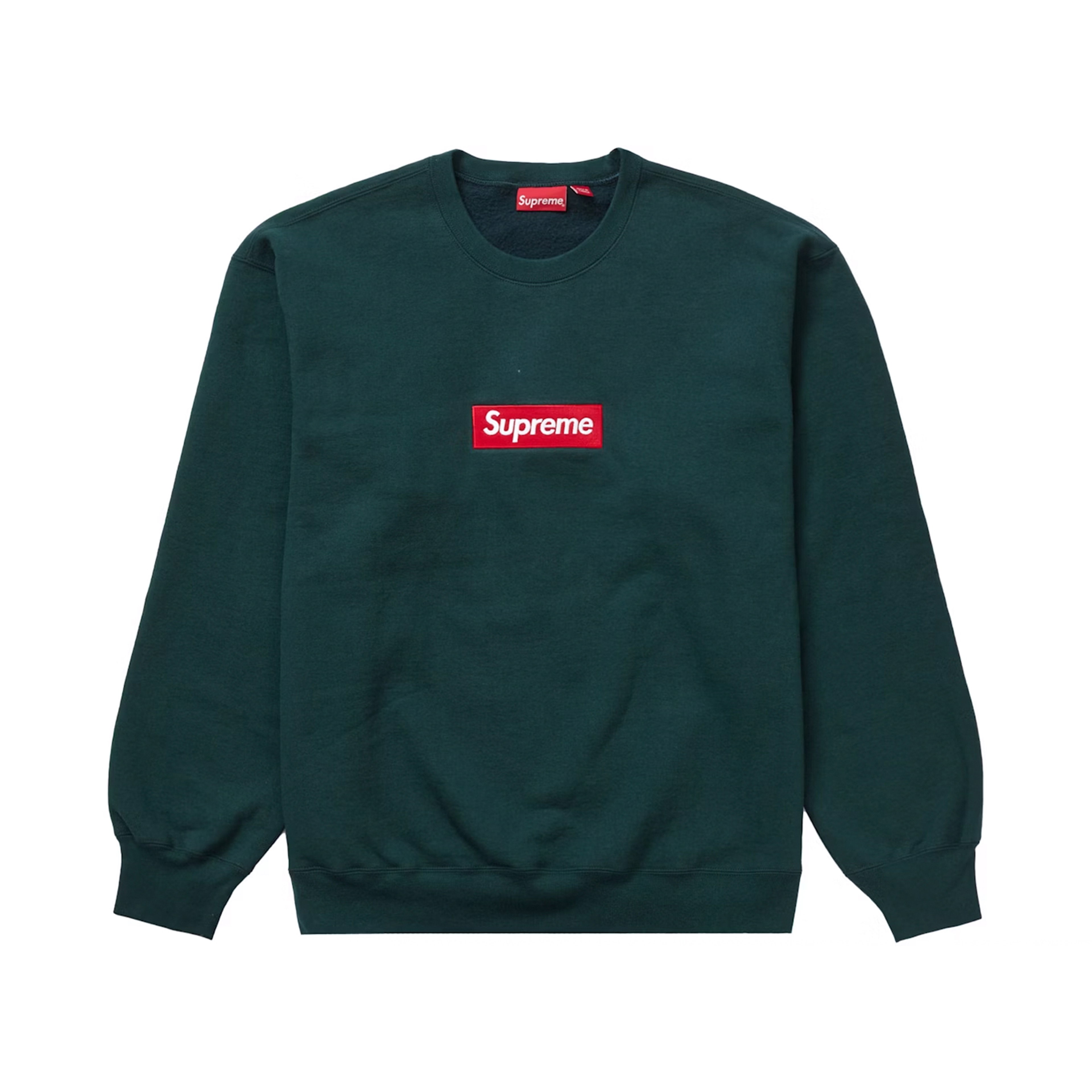 Supreme Box Logo Crewneck (FW22) Dark Pine