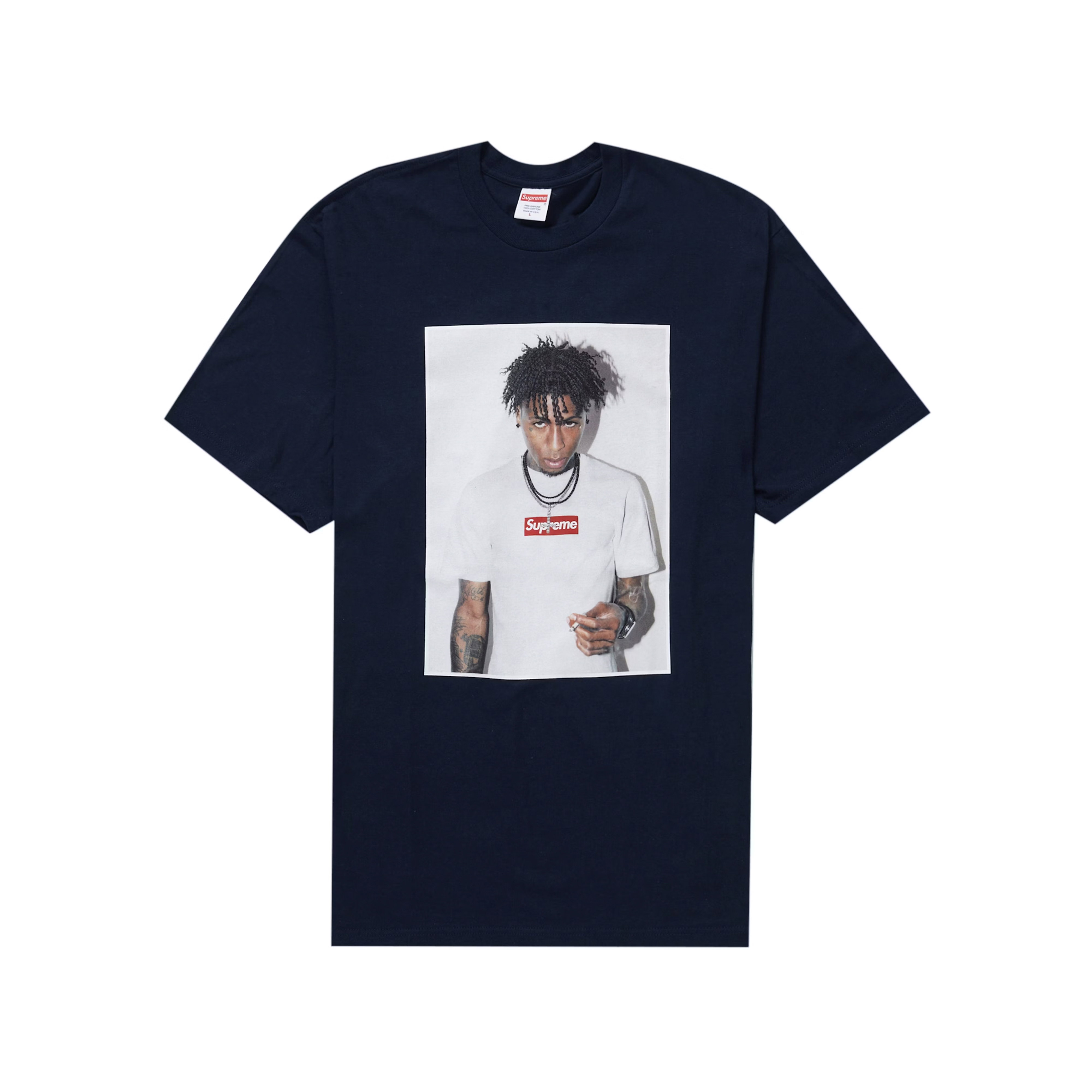 Supreme NBA Youngboy Tee Navy | SUPREME-00060 | Laced