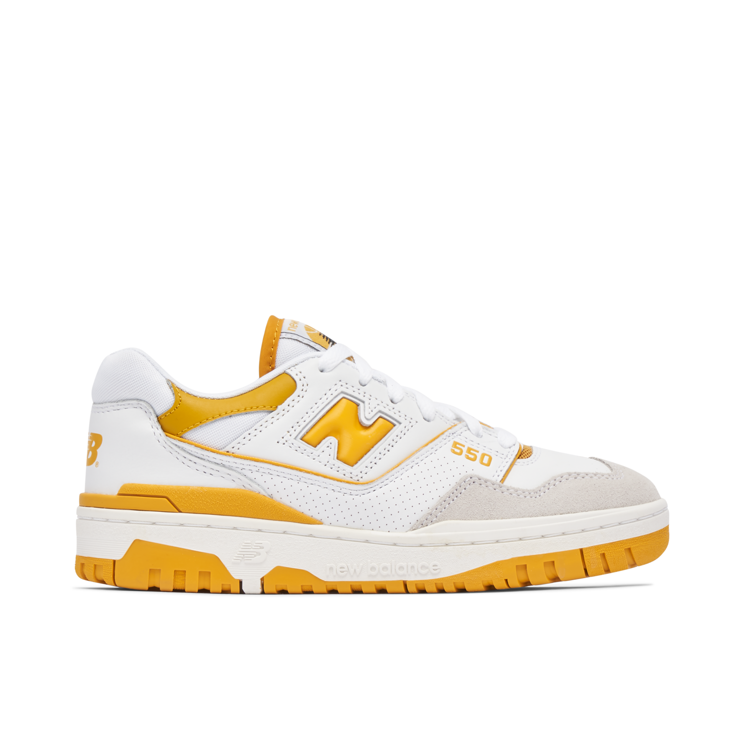 New Balance 550 Sea Salt Varsity Gold
