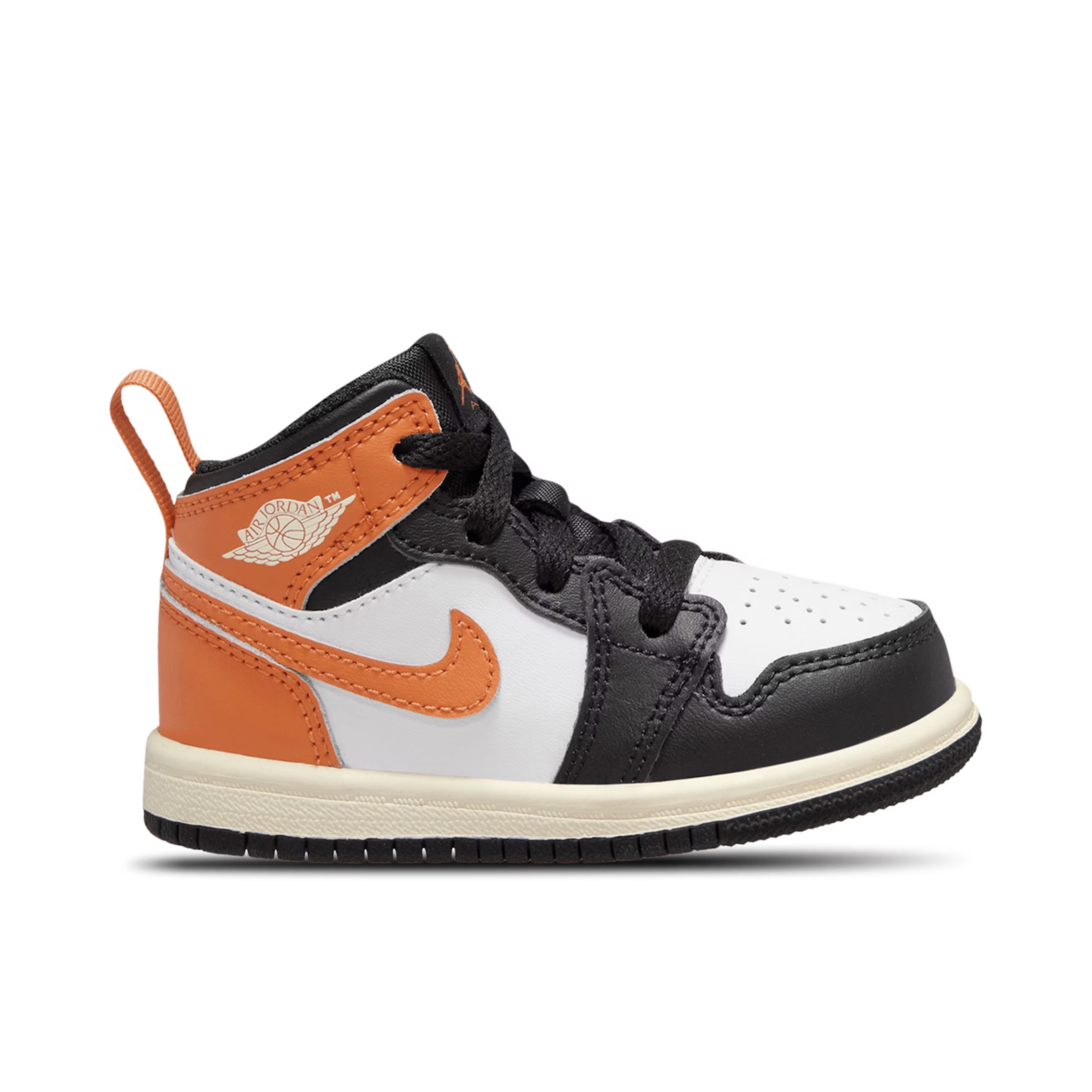Air Jordan 1 Mid Black Toe Starfish TD