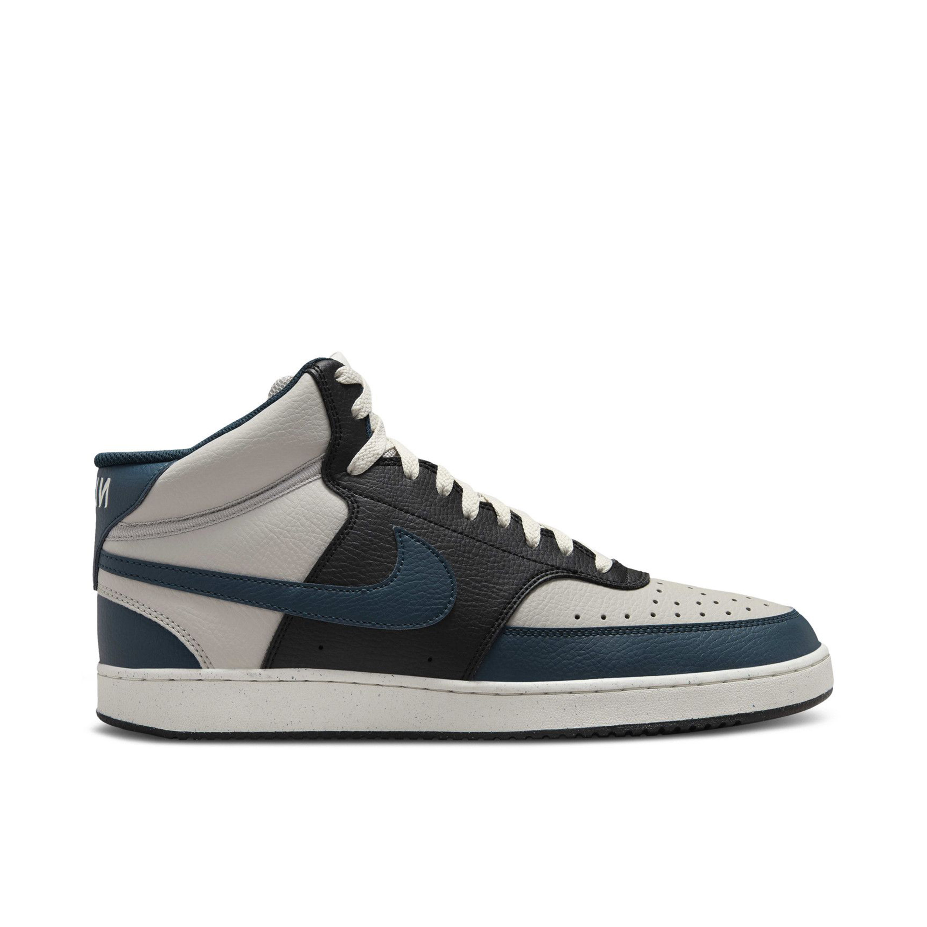 Nike Court Vision Mid Next Nature Light Iron Ore Phantom Black Armory Navy