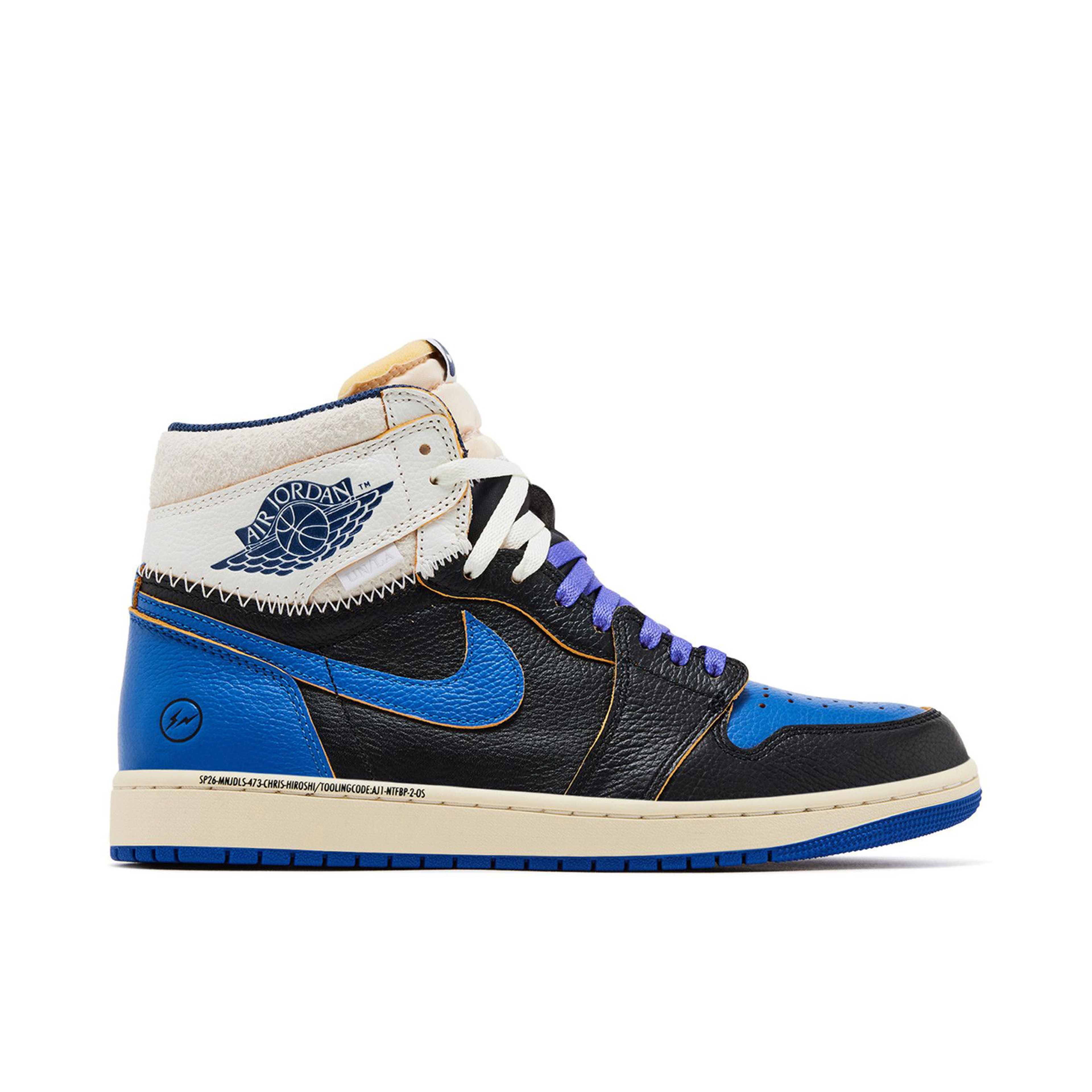 Air Jordan 1 Retro High OG SP Fragment x Union LA Sport Royal