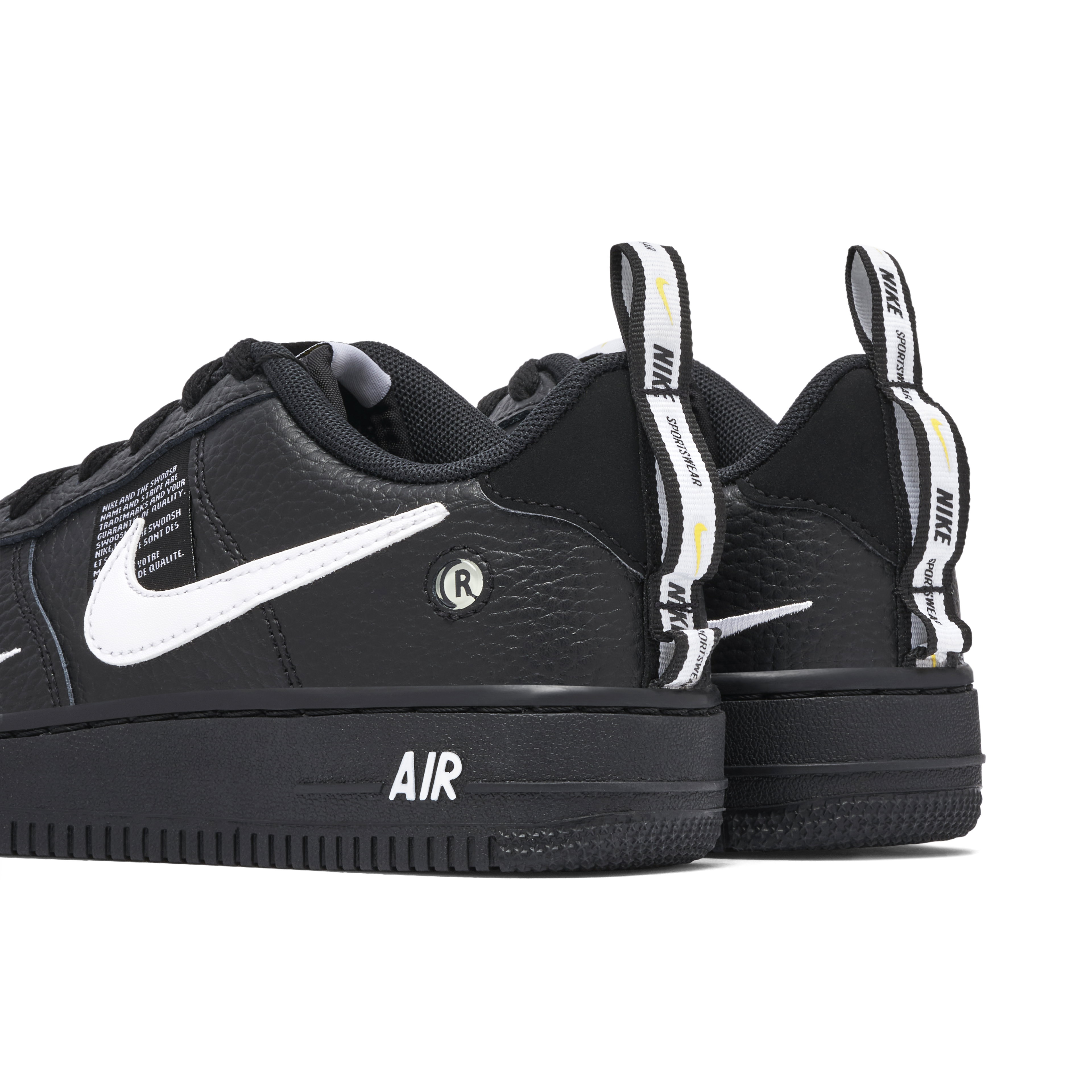 Nike Air Force 1 Utility Black White GS