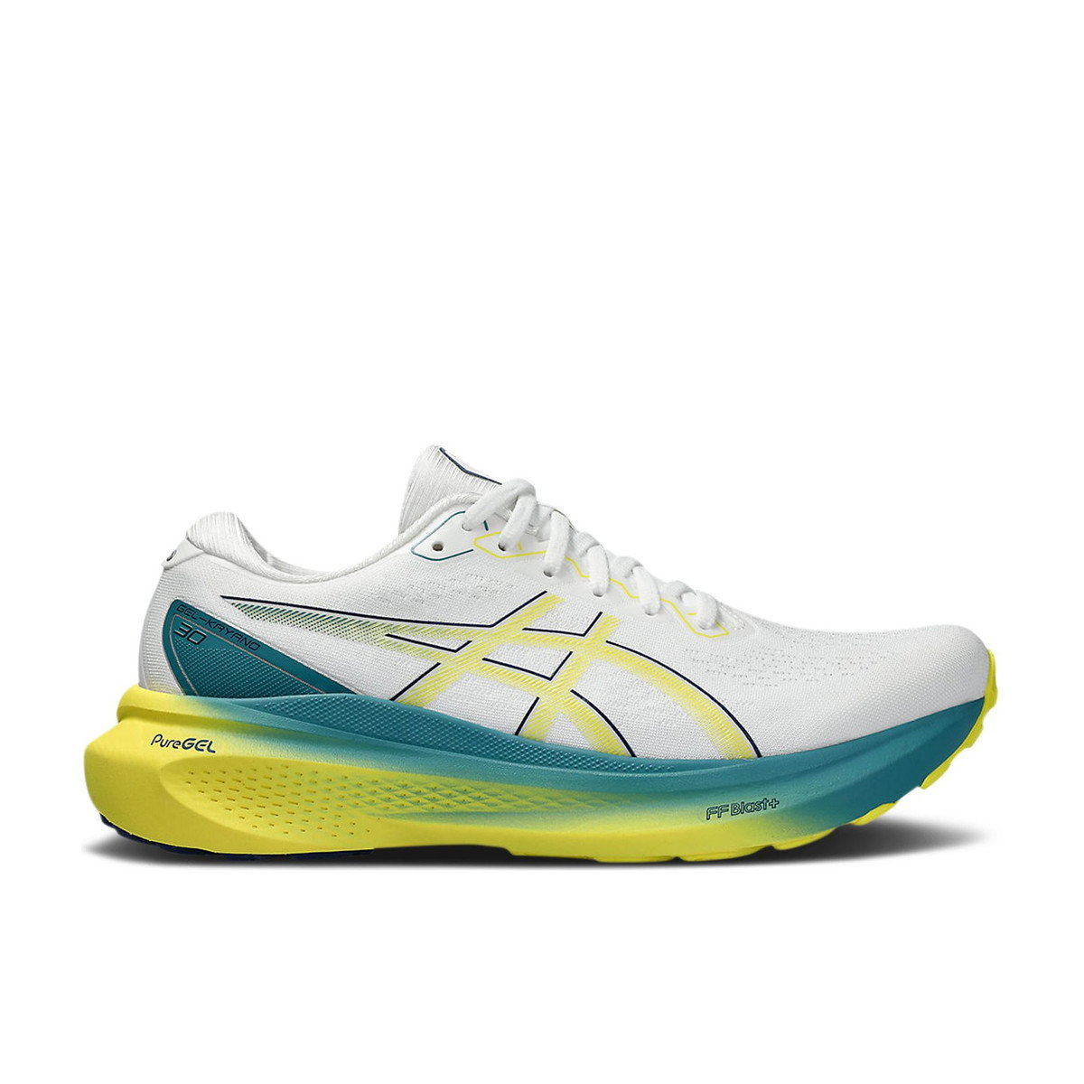 ASICS Gel-Kayano 30 White Bright Yellow