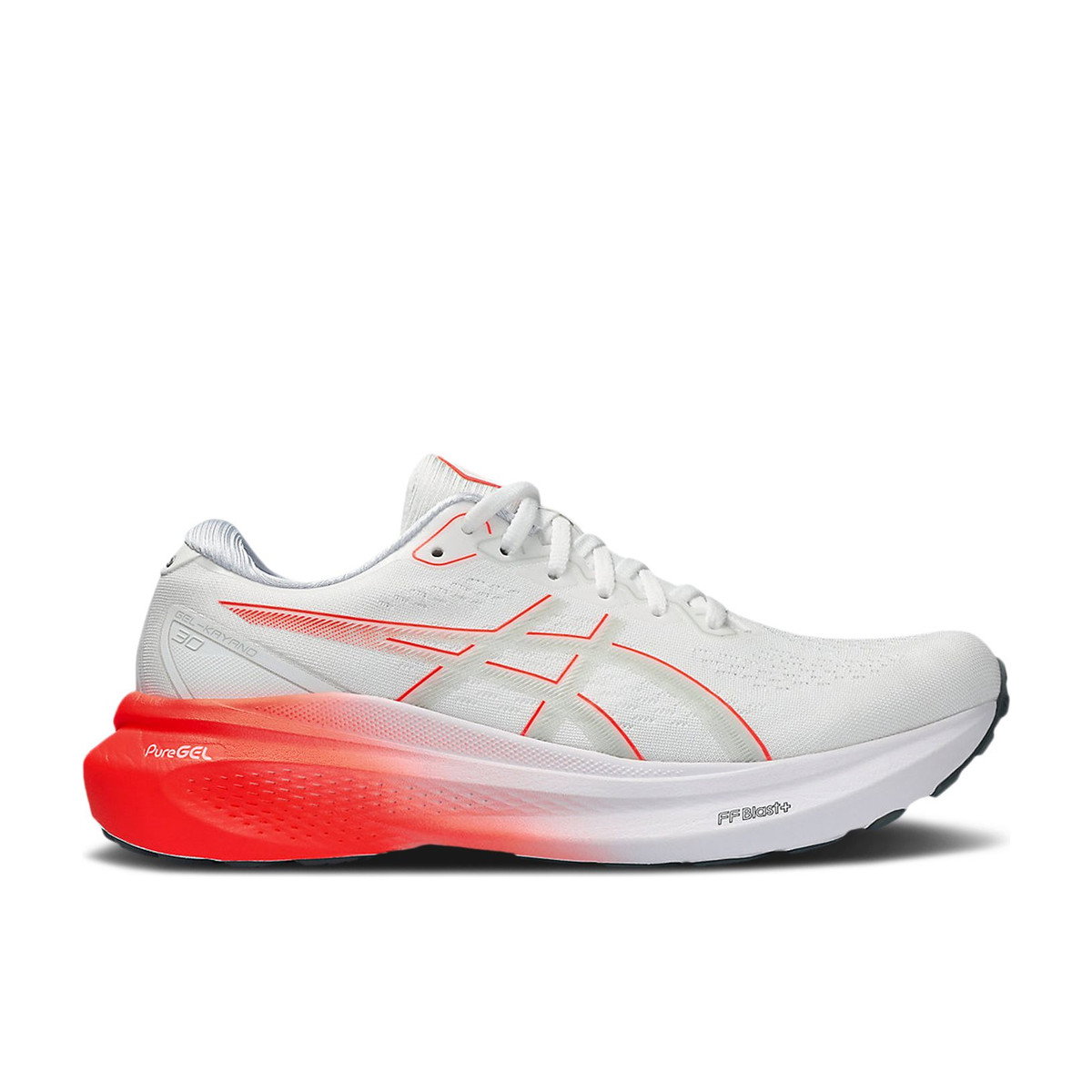 ASICS Gel-Kayano 30 White Sunrise Red