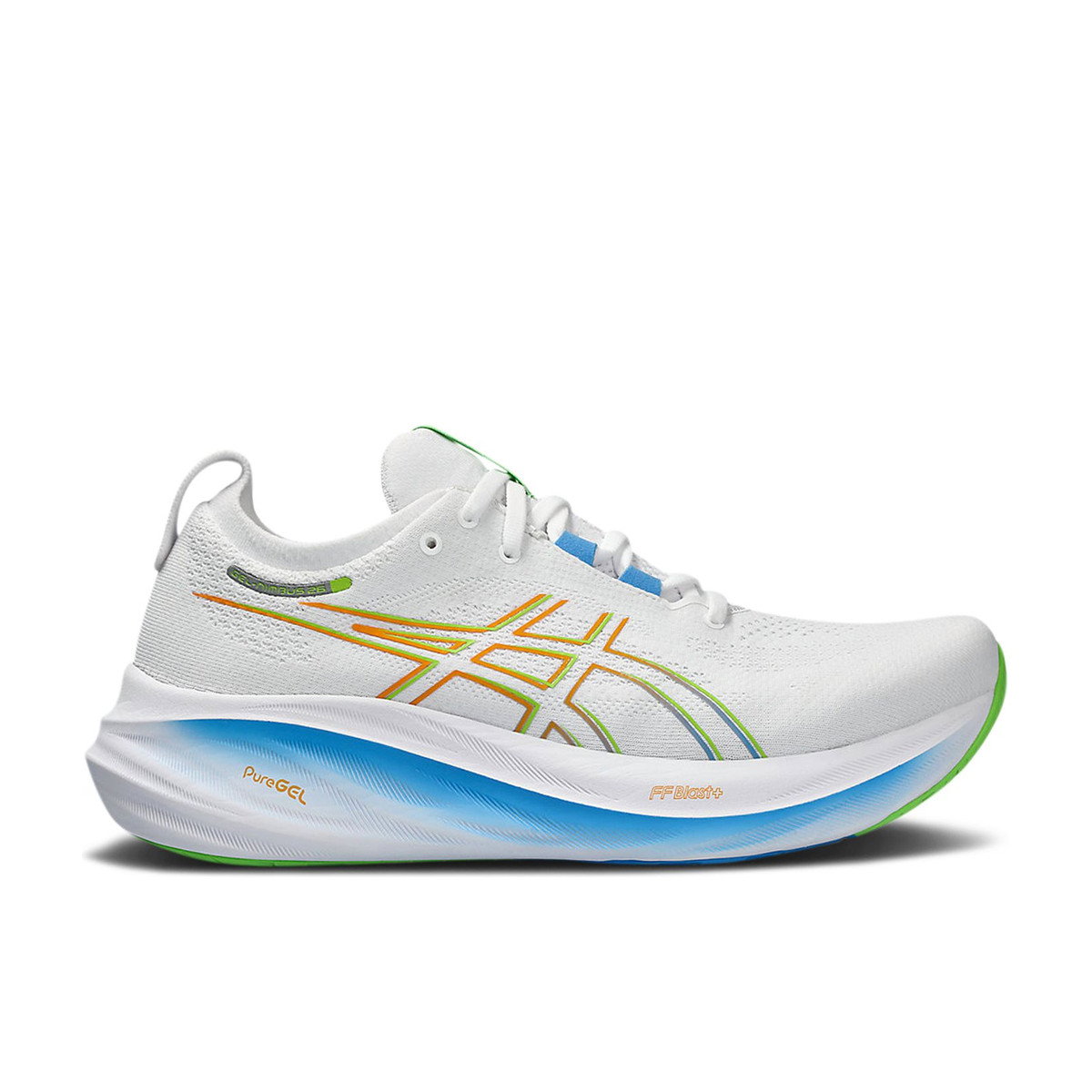 ASICS Gel-Nimbus 26 White Waterscape Lime