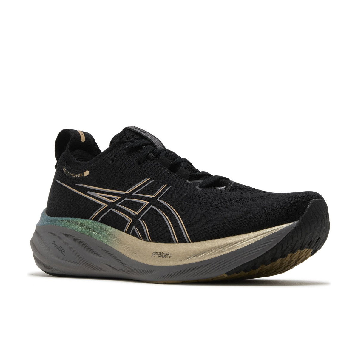ASICS Gel-Nimbus 26 Platinum Black Champagne