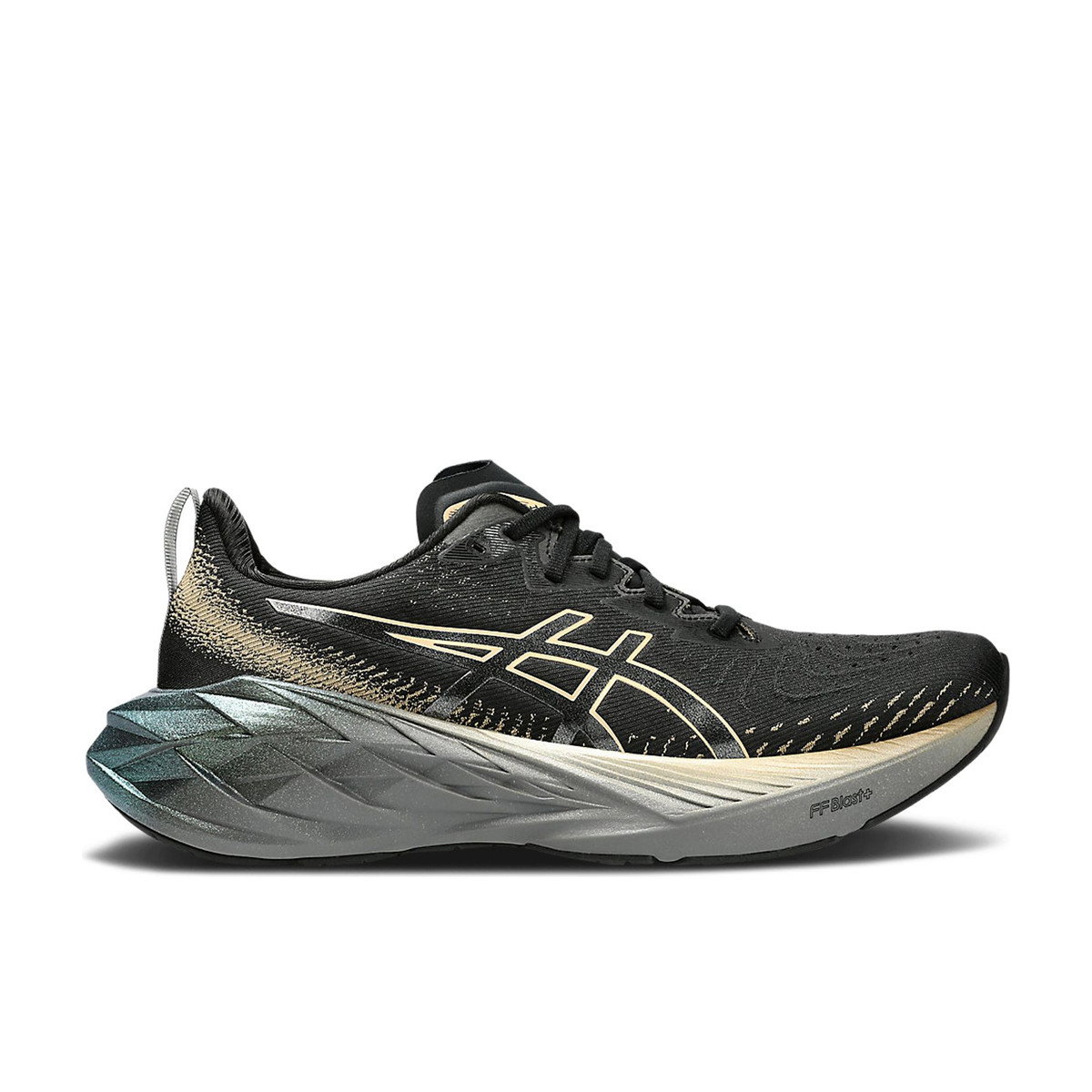 ASICS Novablast 4 Platinum Black Champagne