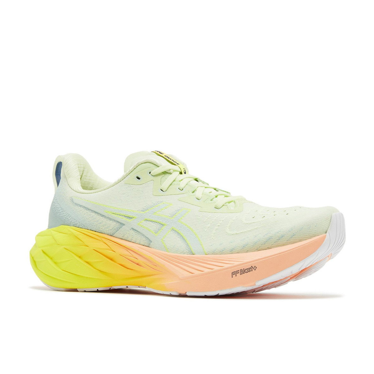 ASICS Novablast 4 Paris Cool Matcha Safety Yellow