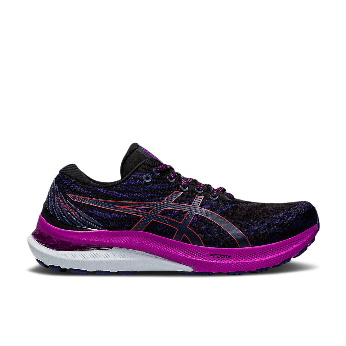ASICS Gel-Kayano 29 Black Violet Red Alert Womens