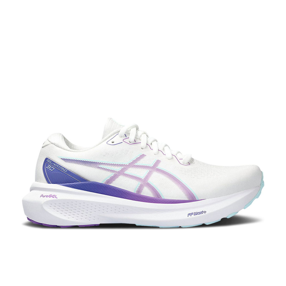 ASICS Gel-Kayano 30 White Cyber Grape Womens