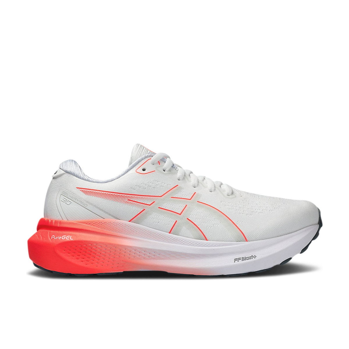 ASICS Gel-Kayano 30 White Sunrise Red Womens
