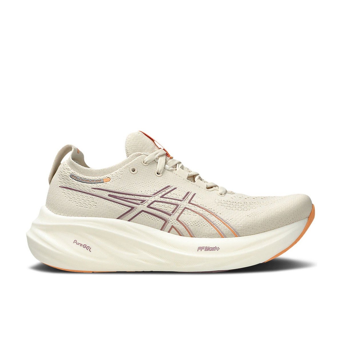 ASICS Gel-Nimbus 26 Oatmeal Faded Orange Womens