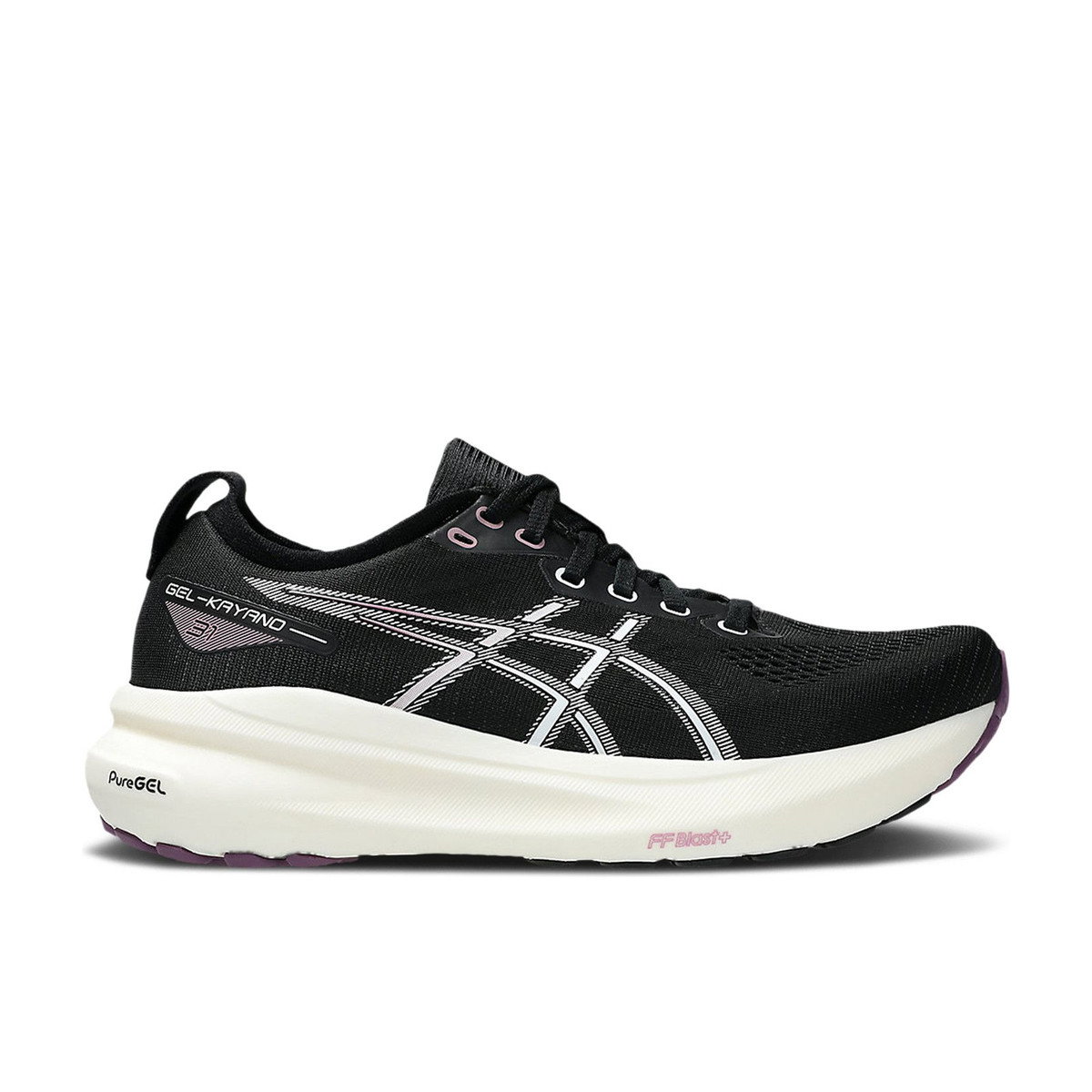 ASICS Gel-Kayano 31 Black Pure Silver Womens