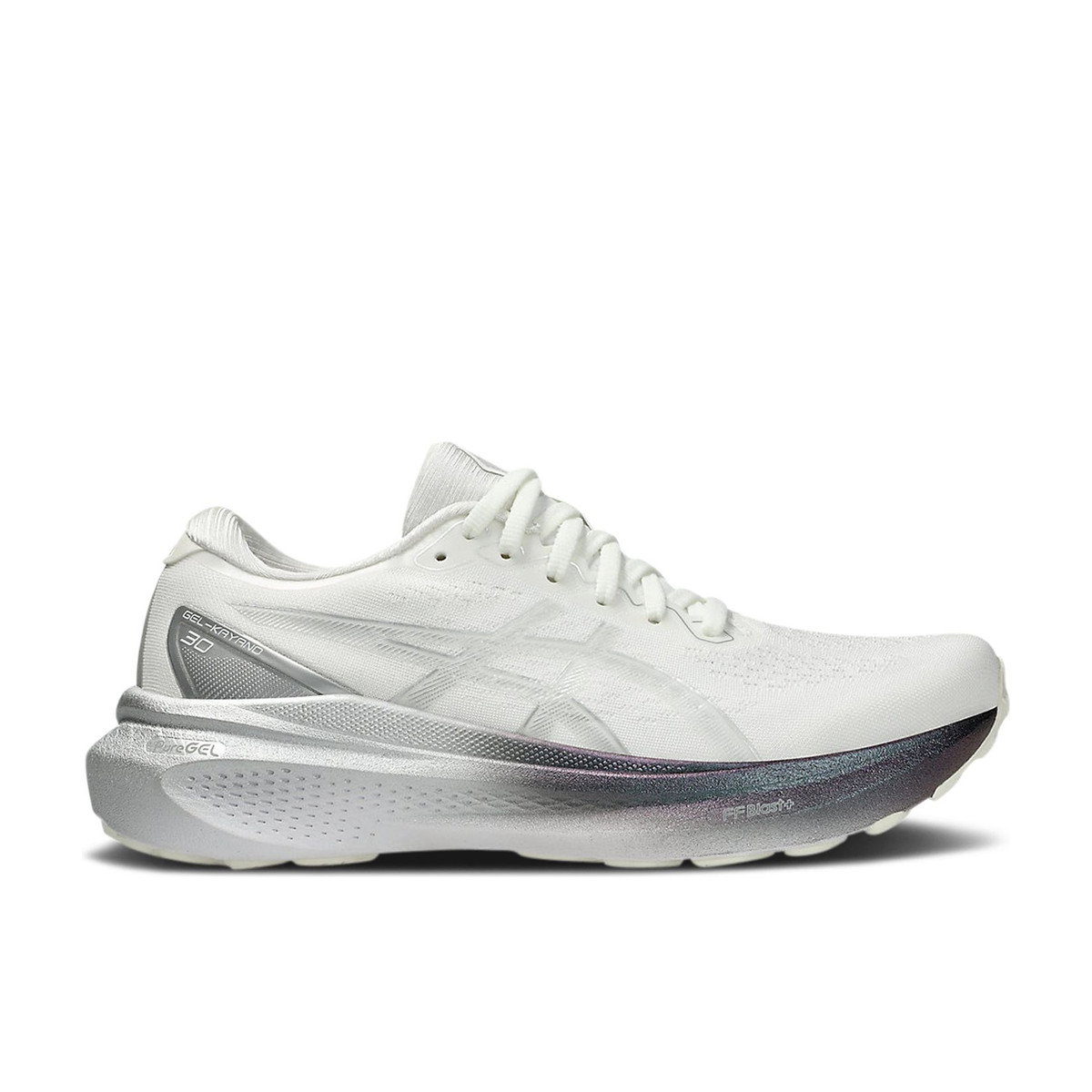 ASICS Gel-Kayano 30 Platinum Real White Pure Silver Womens